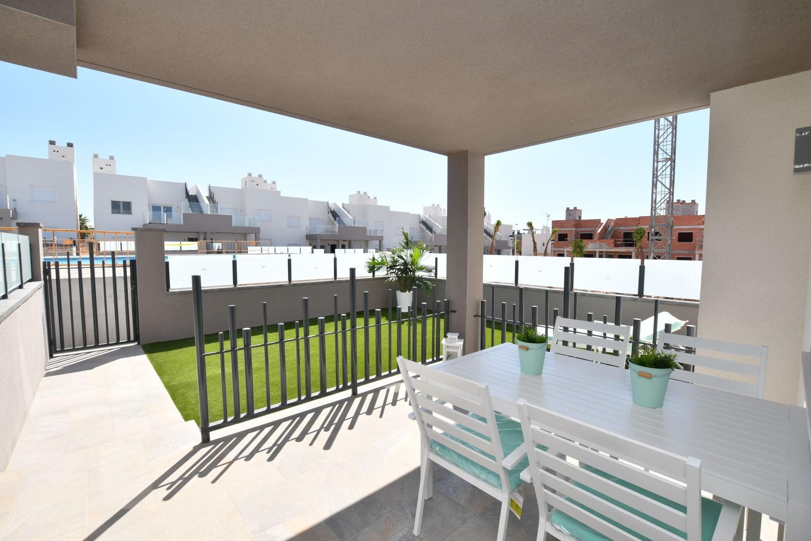 Spacious New Build 3 Bedroom Ground Floor Apartment with Garden for Sale in San Miguel de Salinas