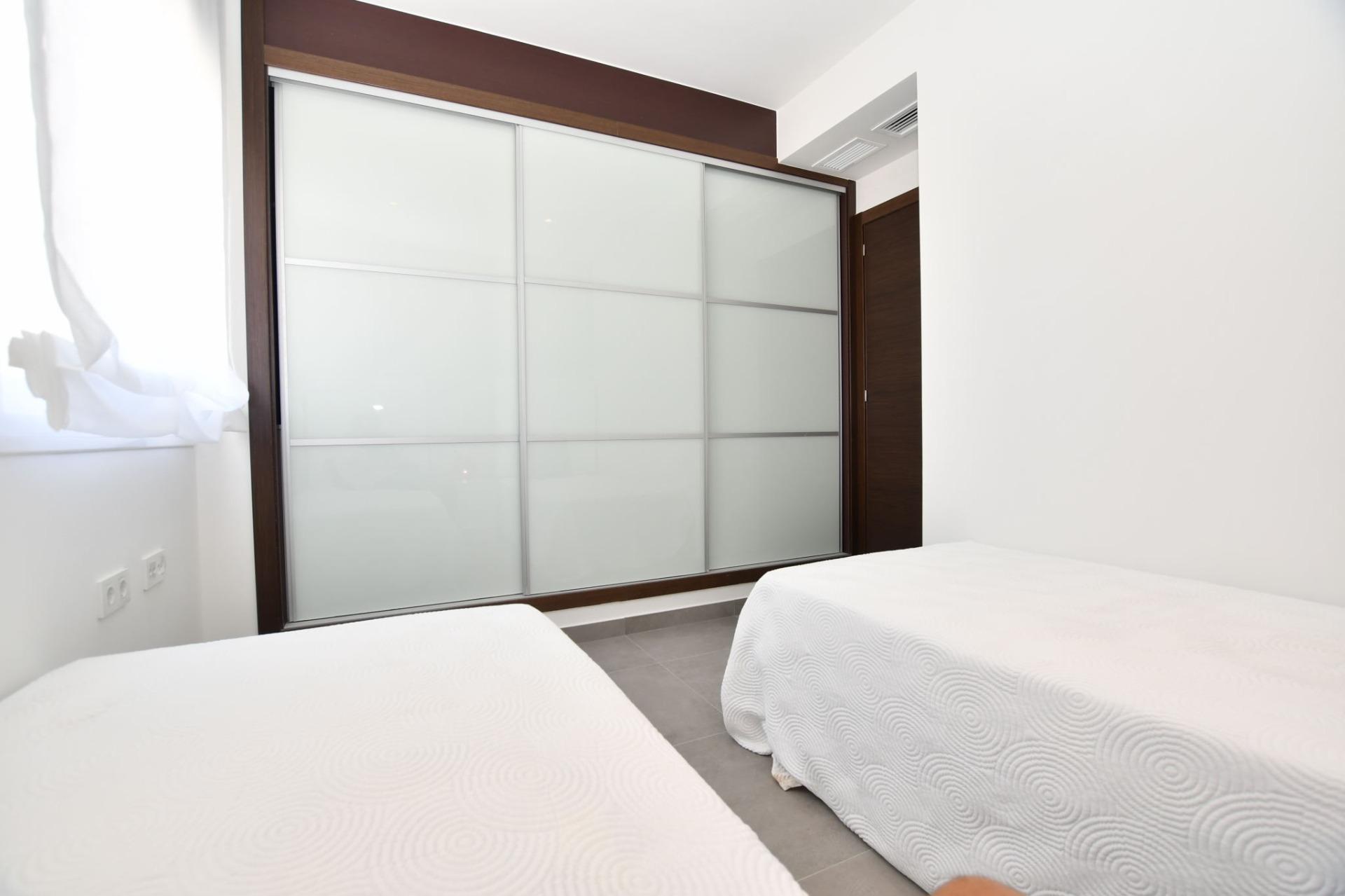 Spacious New Build 3 Bedroom Top Floor Apartment with Solarium and Sea Views for Sale in San Miguel de Salinas