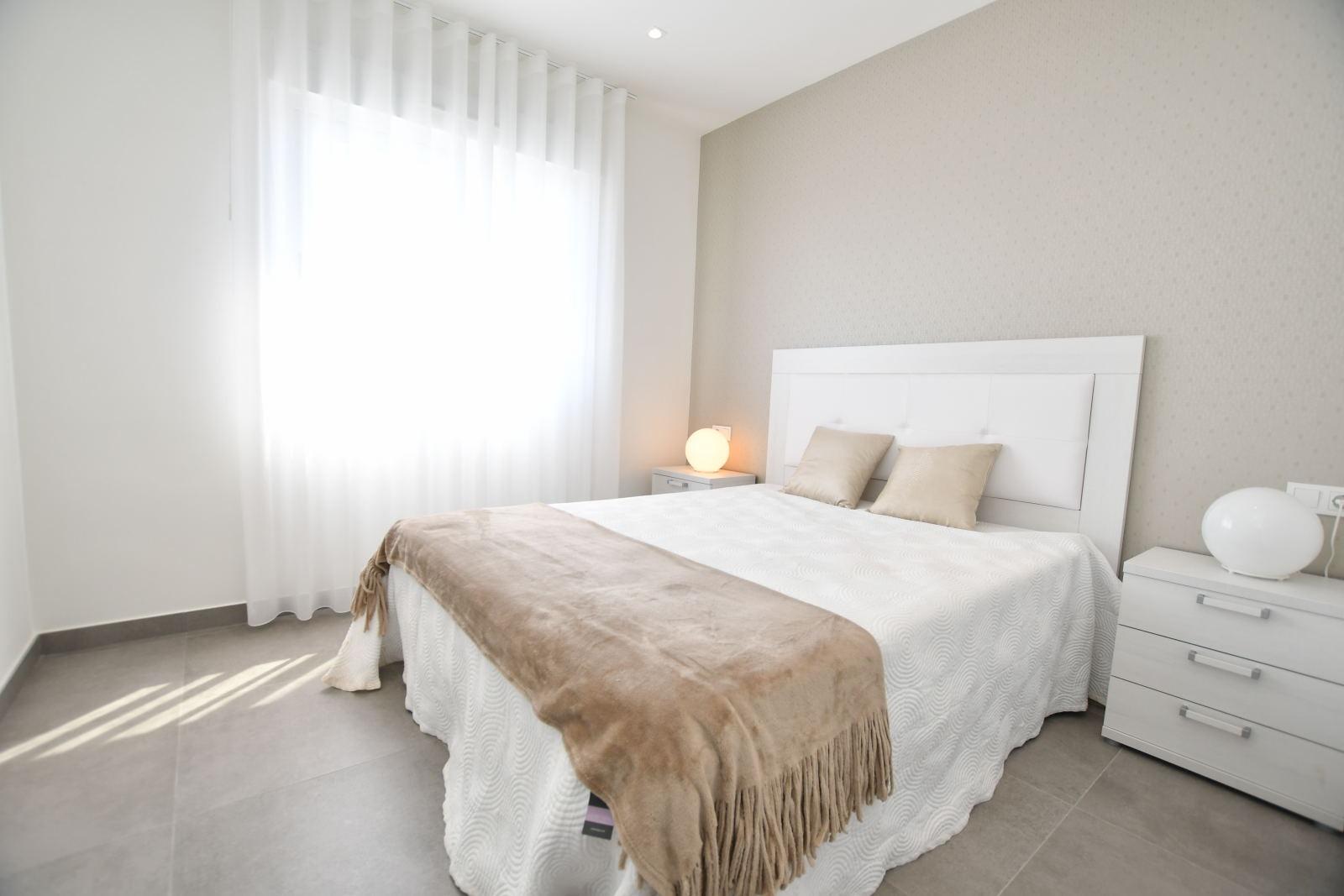 New Build 2 Bedroom Top Floor Apartment with Solarium and Sea Views for Sale in San Miguel de Salinas