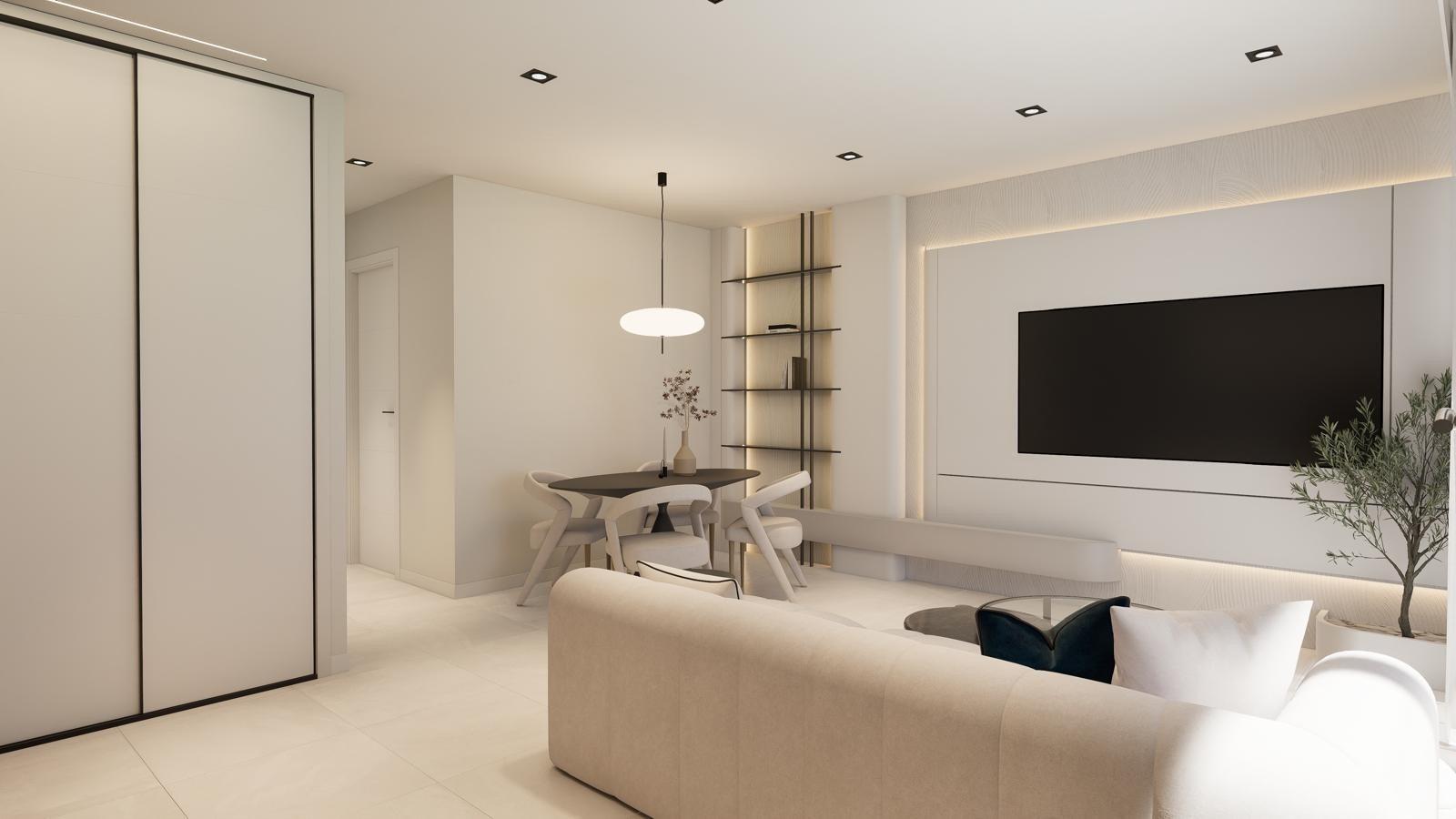 Elevated New Build 3 Bedroom Top Floor Apartment with Private Solarium for Sale in Pilar de la Horadada