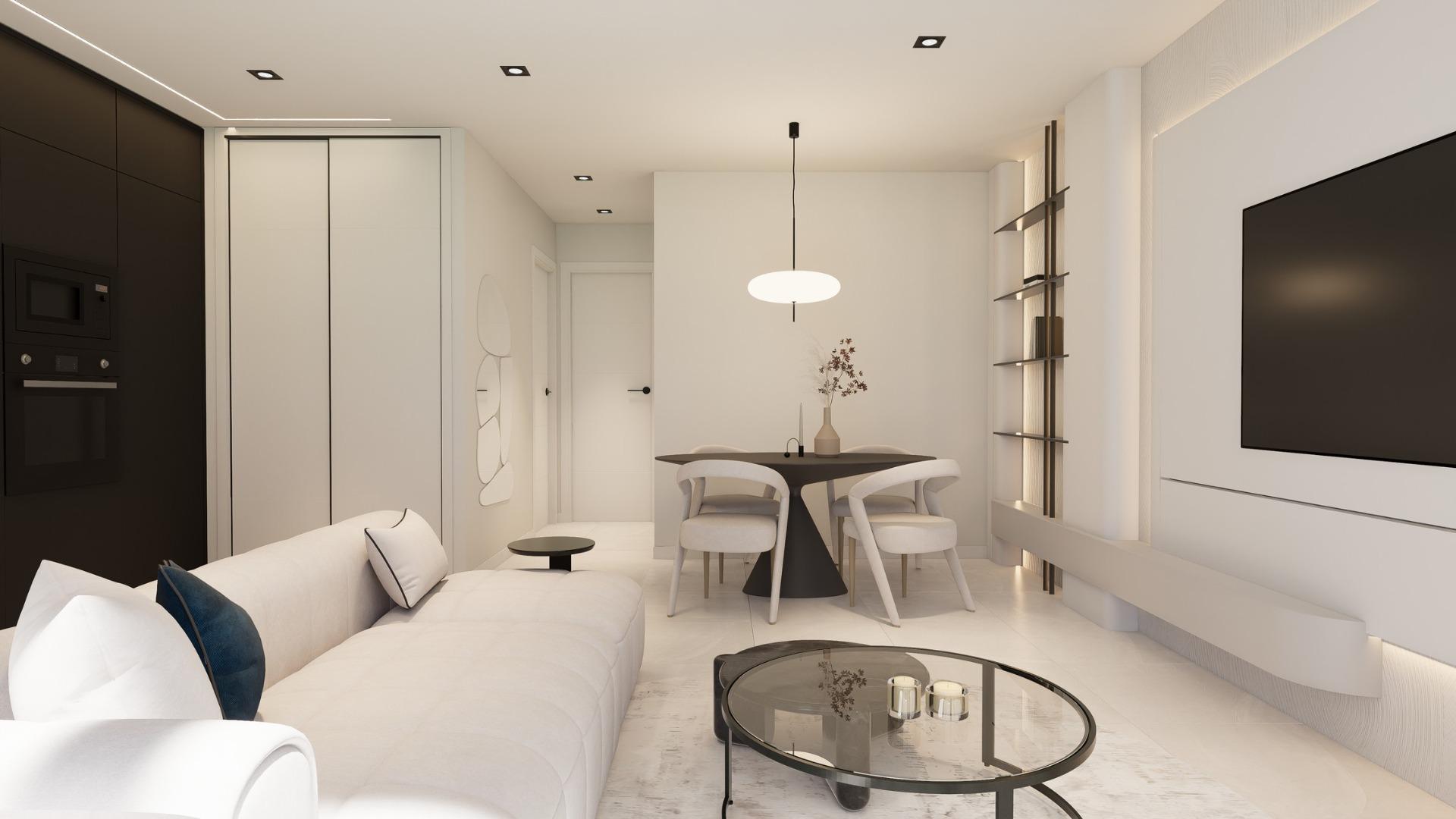 Elevated New Build 3 Bedroom Top Floor Apartment with Private Solarium for Sale in Pilar de la Horadada