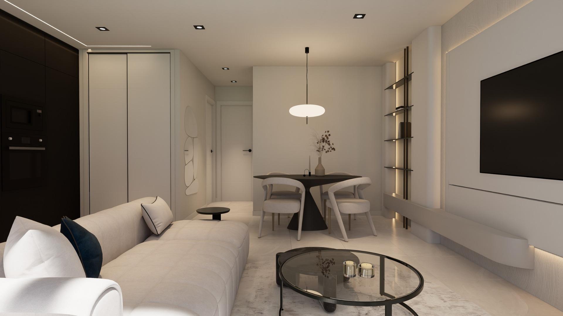 Modern New Build 2 Bedroom Ground Floor Apartment with Private Garden for Sale in Pilar de la Horadada