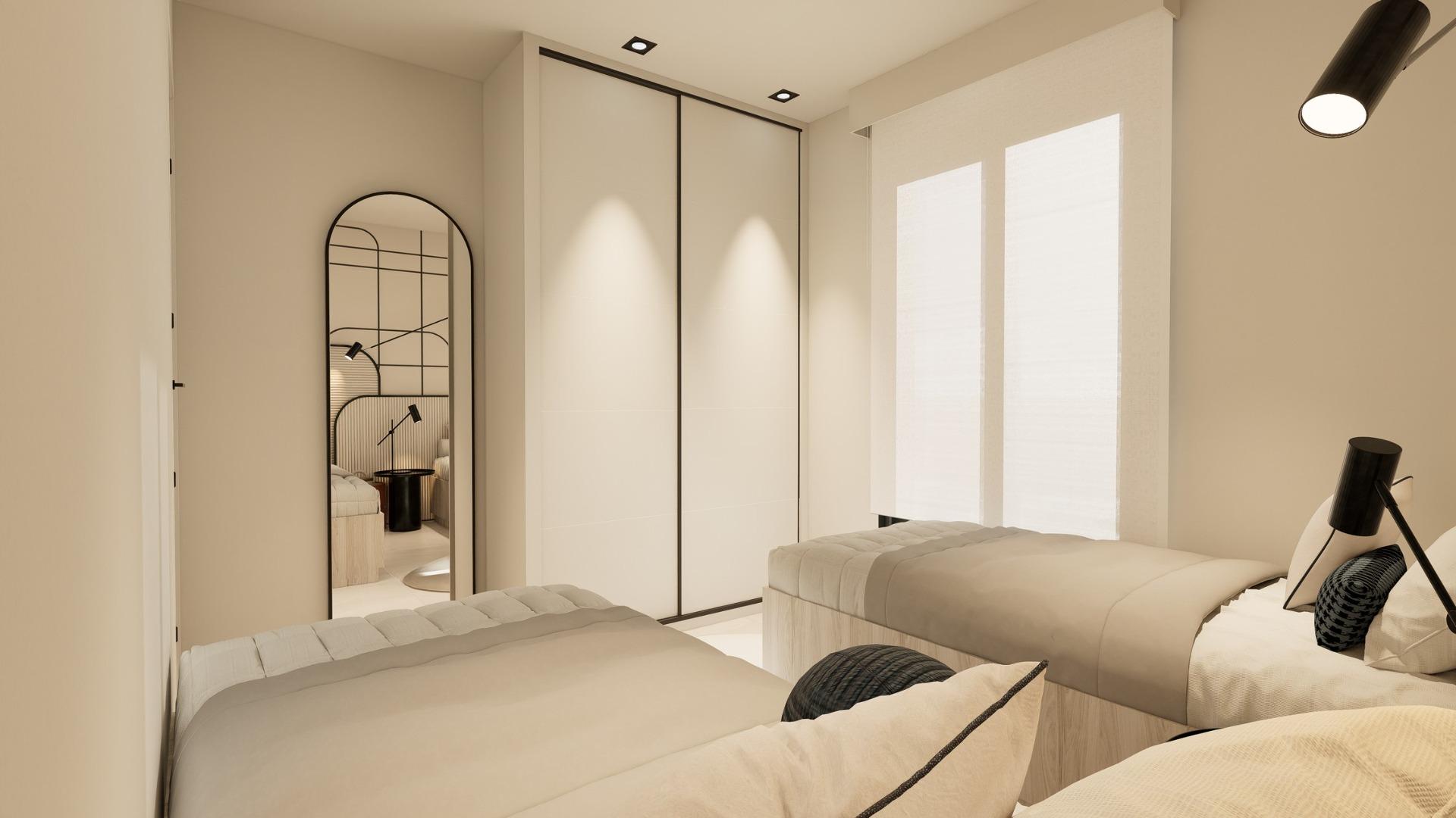 Elevated New Build 3 Bedroom Top Floor Apartment with Private Solarium for Sale in Pilar de la Horadada
