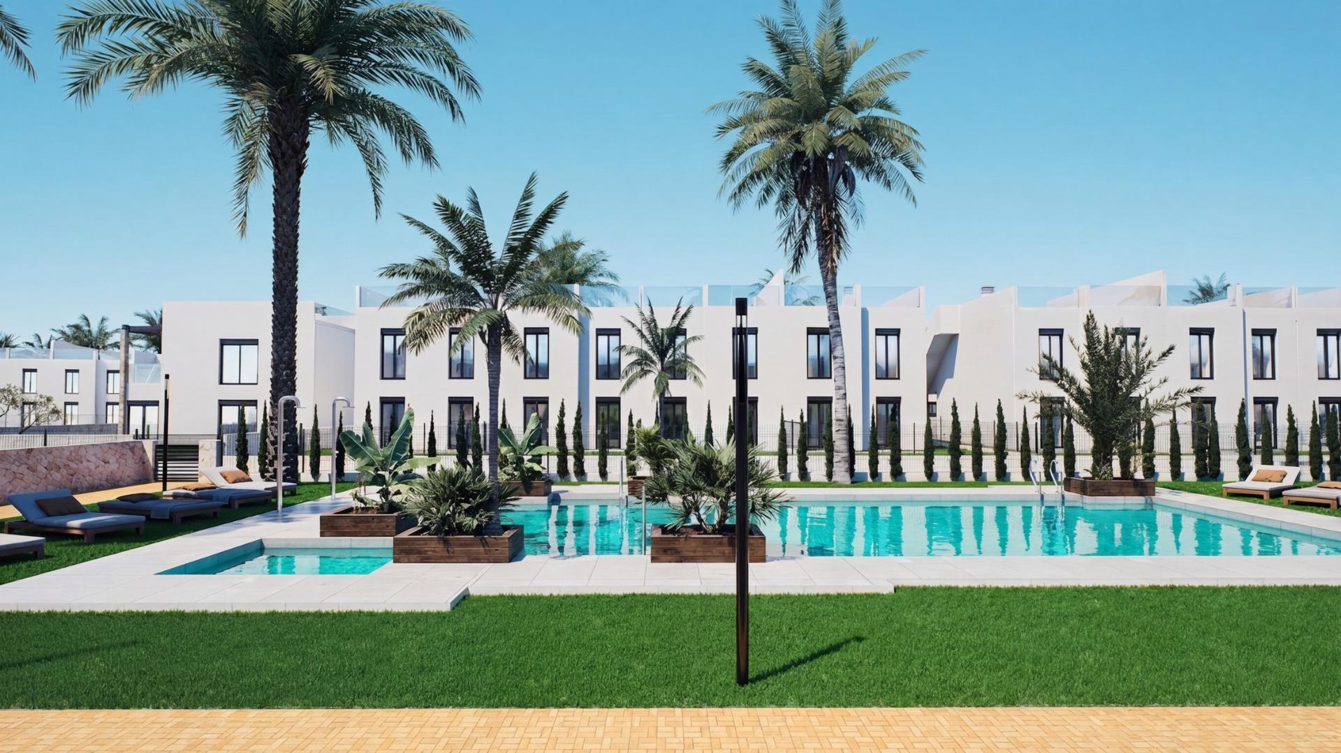 Spacious New Build 3 Bedroom Ground Floor Apartment with 225 m² Private Garden for Sale in Pilar de la Horadada