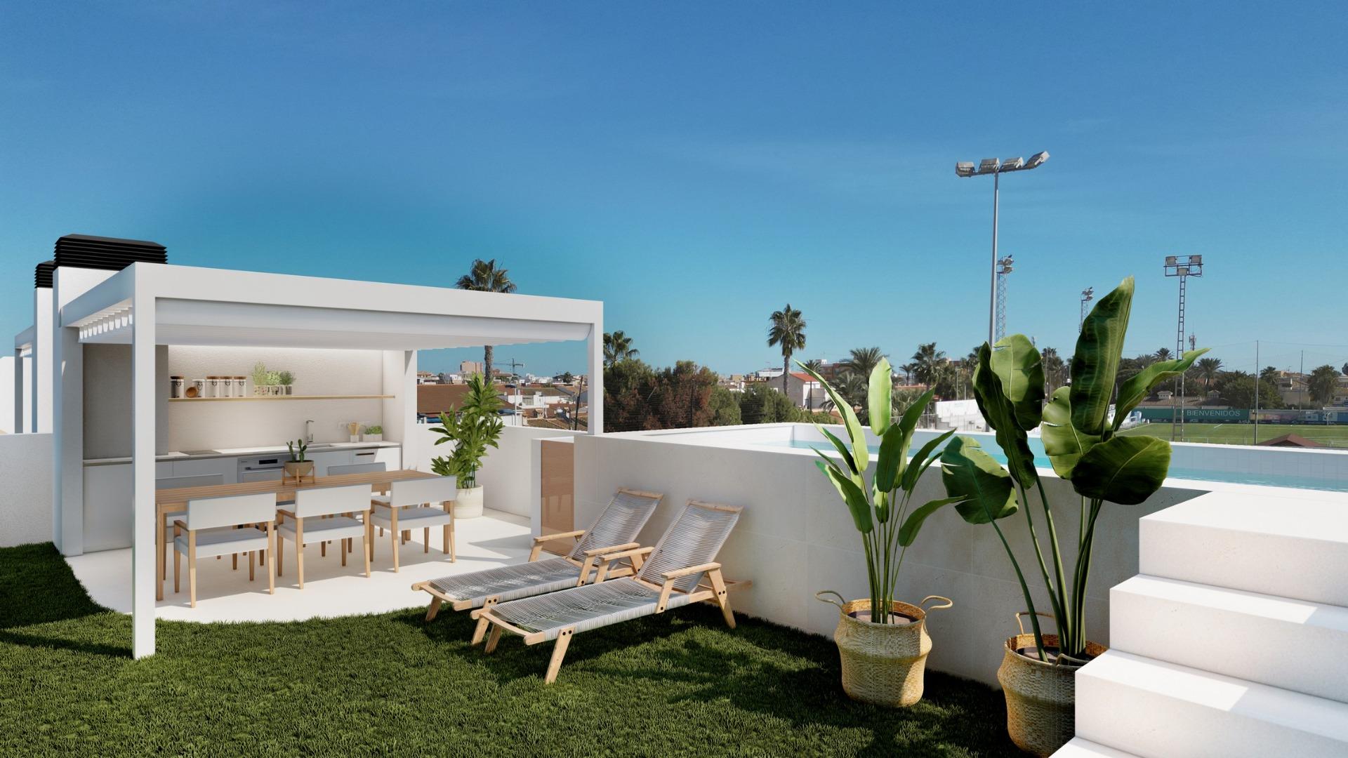 New-Build-Bungalows-with-Private-Pool-in-San-Pedro-del-Pinatar-20 Charming New Build 2 Bedroom Ground Floor Apartment with Private Pool for Sale in Lo Pagán, San Pedro del Pinatar