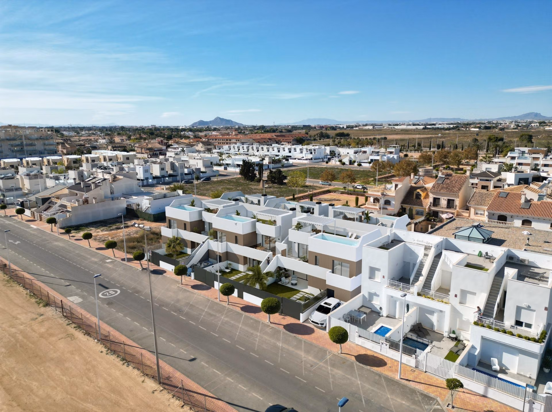 Charmig nybyggd markplanslägenhet med 2 sovrum och privat pool till salu i Lo Pagán, San Pedro del Pinatar
