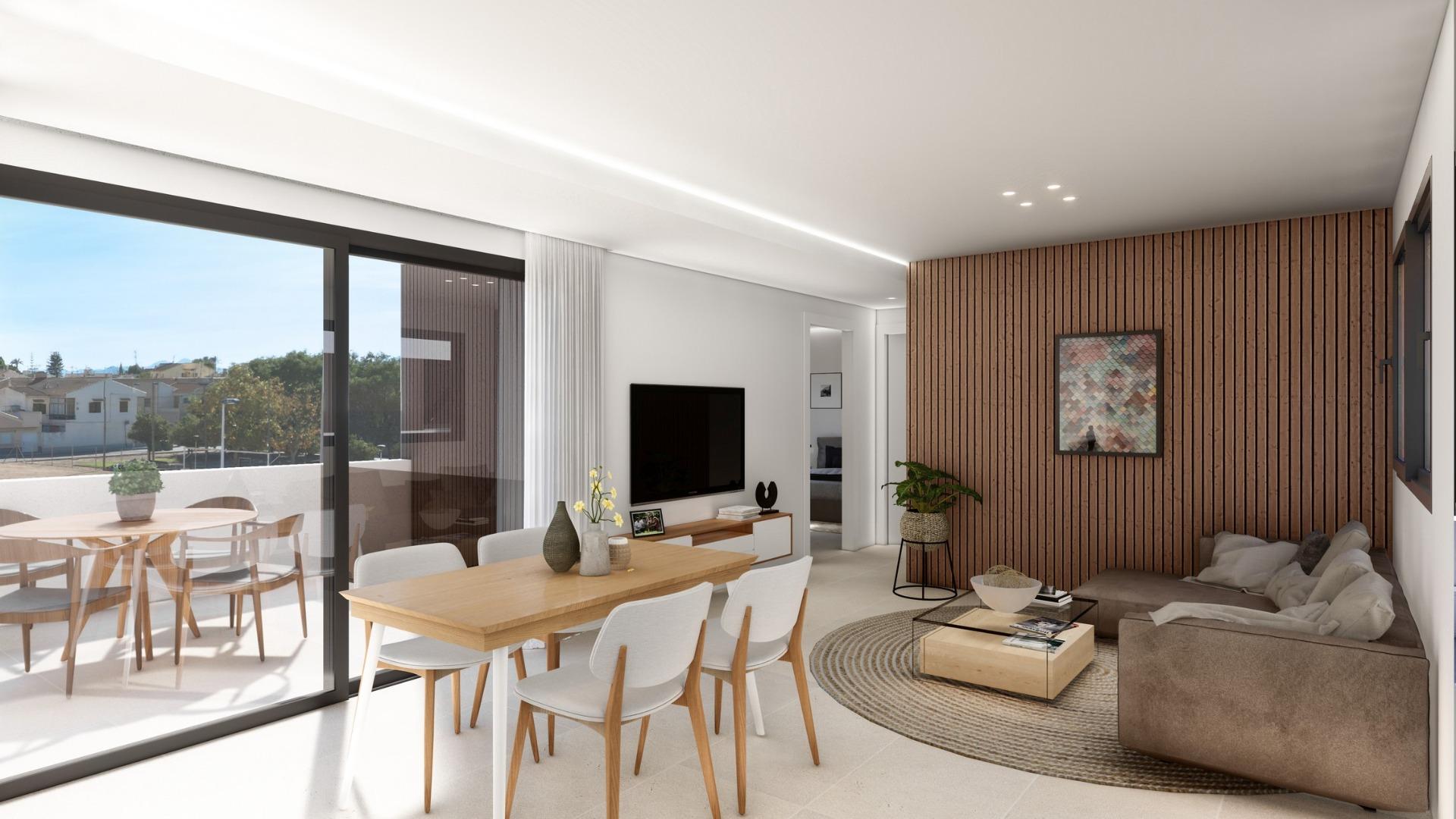 New-Build-Bungalows-with-Private-Pool-in-San-Pedro-del-Pinatar-8 Charming New Build 2 Bedroom Ground Floor Apartment with Private Pool for Sale in Lo Pagán, San Pedro del Pinatar
