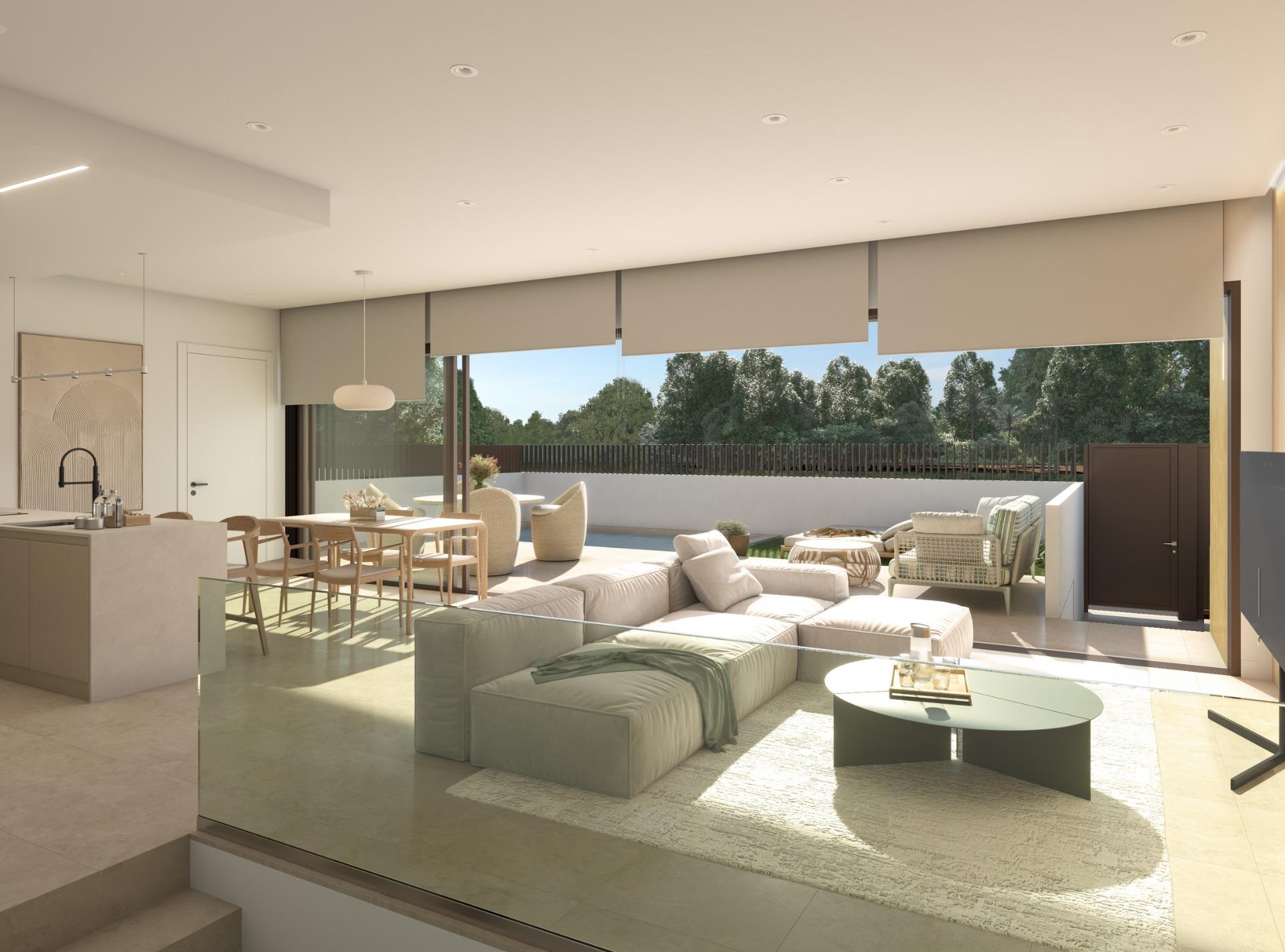 Modern New Build Quad Villa with Private Pool and Solarium for Sale in Dolores, Costa Blanca