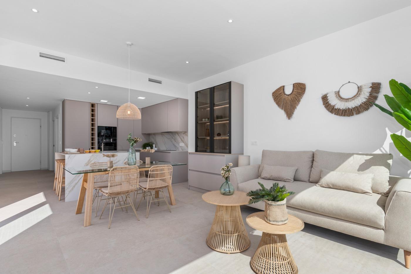Exclusive New Build Single-Level 3 Bedroom Villa with Private Pool for Sale Frontline to Serena Golf, Los Alcazares