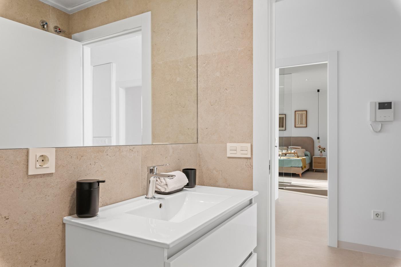 Exclusive New Build Single-Level 3 Bedroom Villa with Private Pool for Sale Frontline to Serena Golf, Los Alcazares