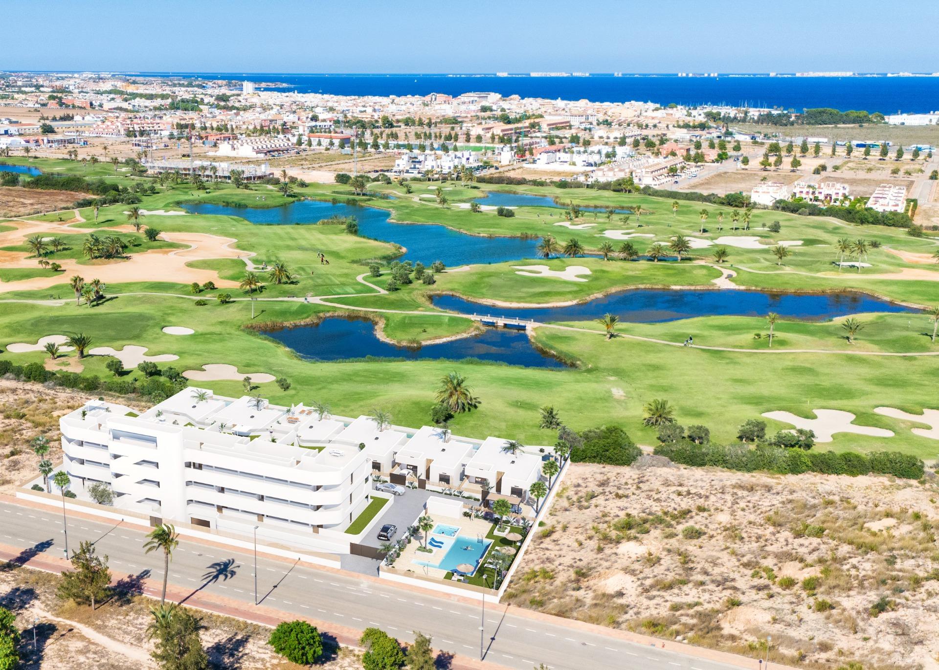 Exclusive New Build Single-Level 3 Bedroom Villa with Private Pool for Sale Frontline to Serena Golf, Los Alcazares