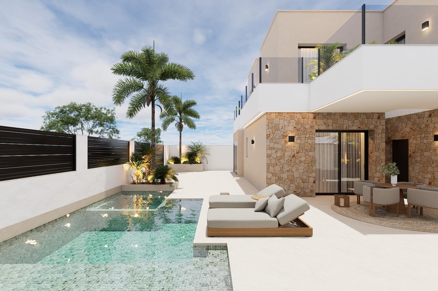 Exclusive New Build 4 Bedroom Villa with Private Pool and Closed Garage for Sale in San Pedro del Pinatar