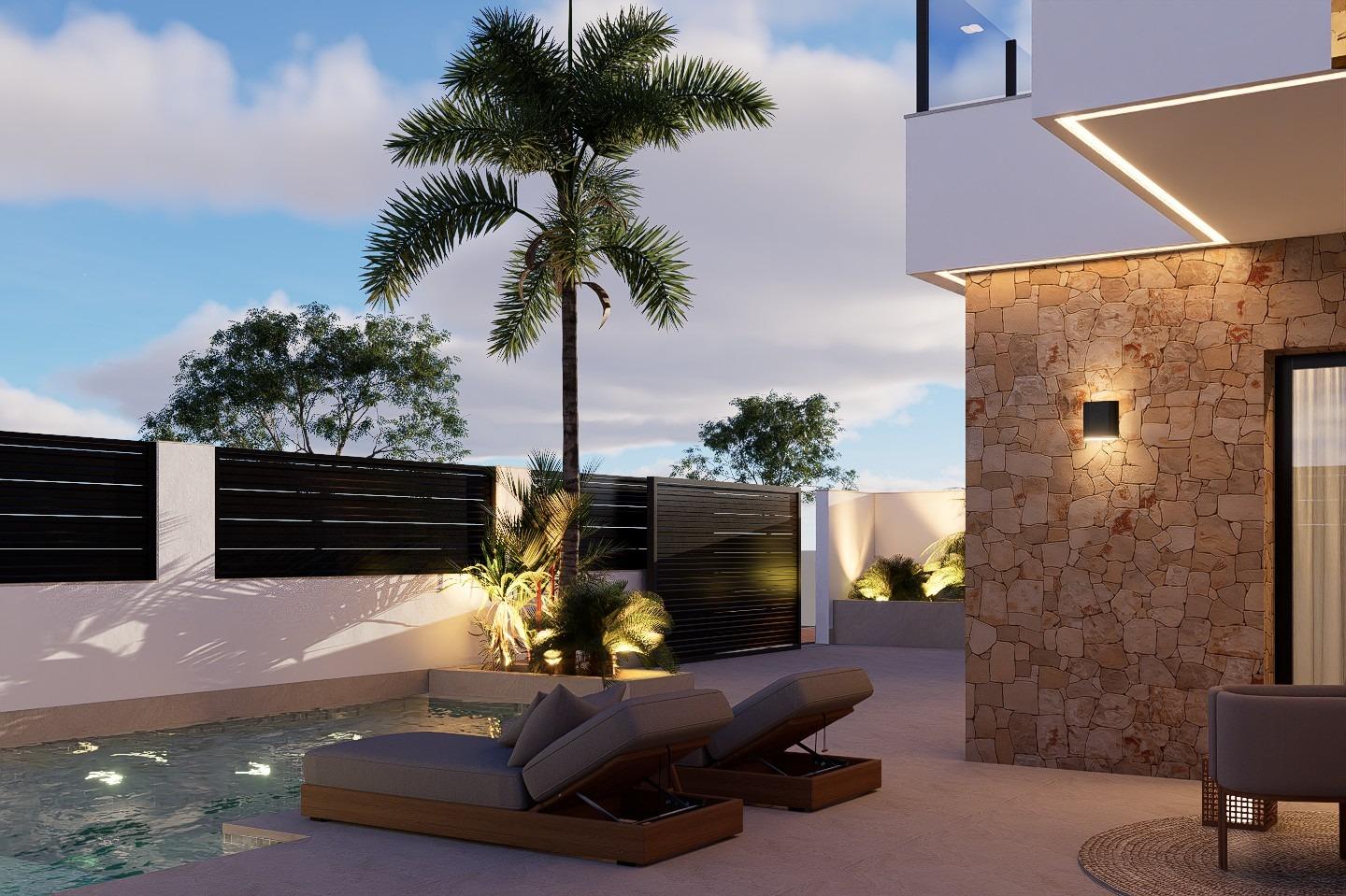 Exclusive New Build 4 Bedroom Villa with Private Pool and Closed Garage for Sale in San Pedro del Pinatar
