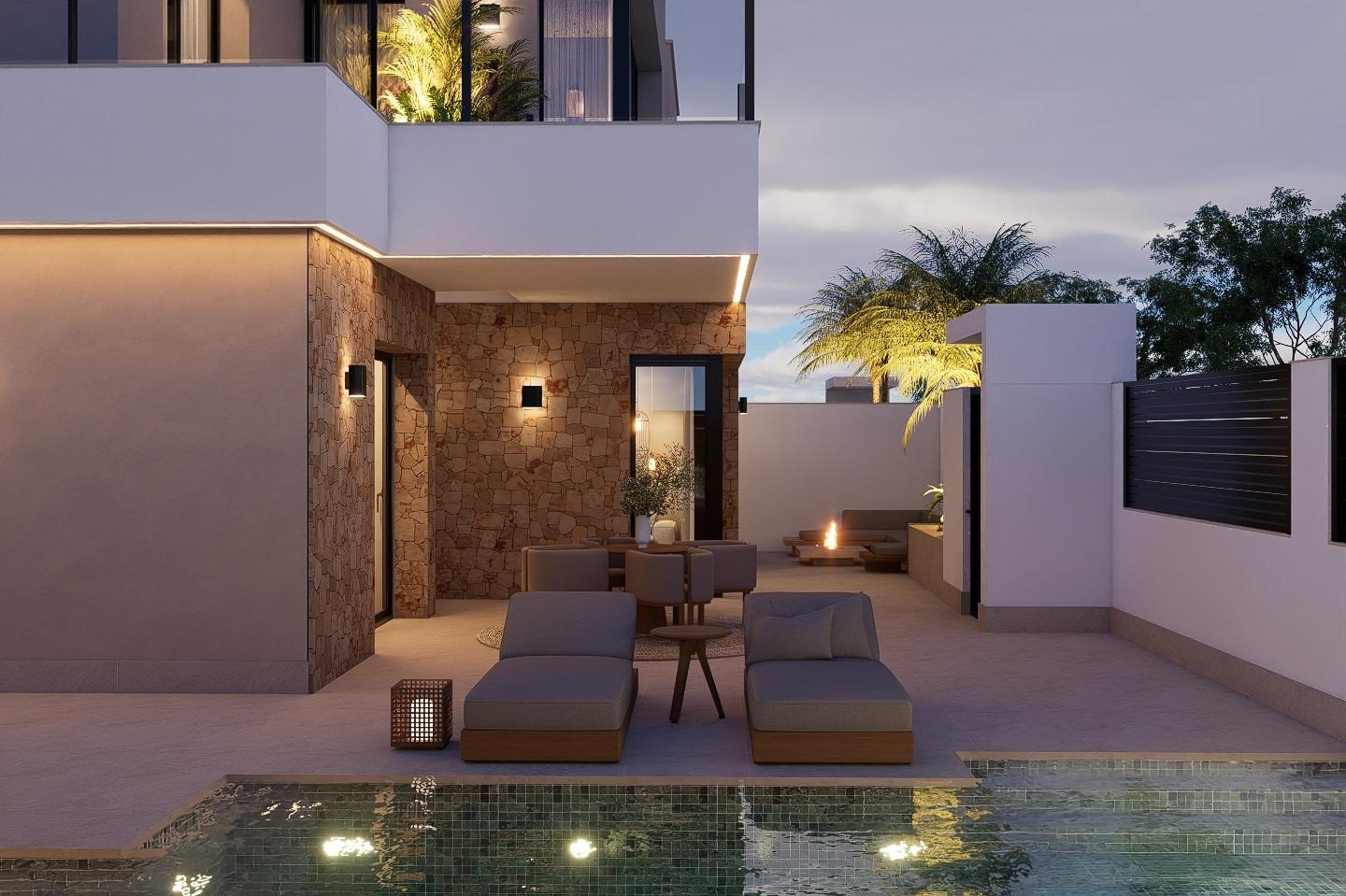 Exclusive New Build 4 Bedroom Villa with Private Pool and Closed Garage for Sale in San Pedro del Pinatar