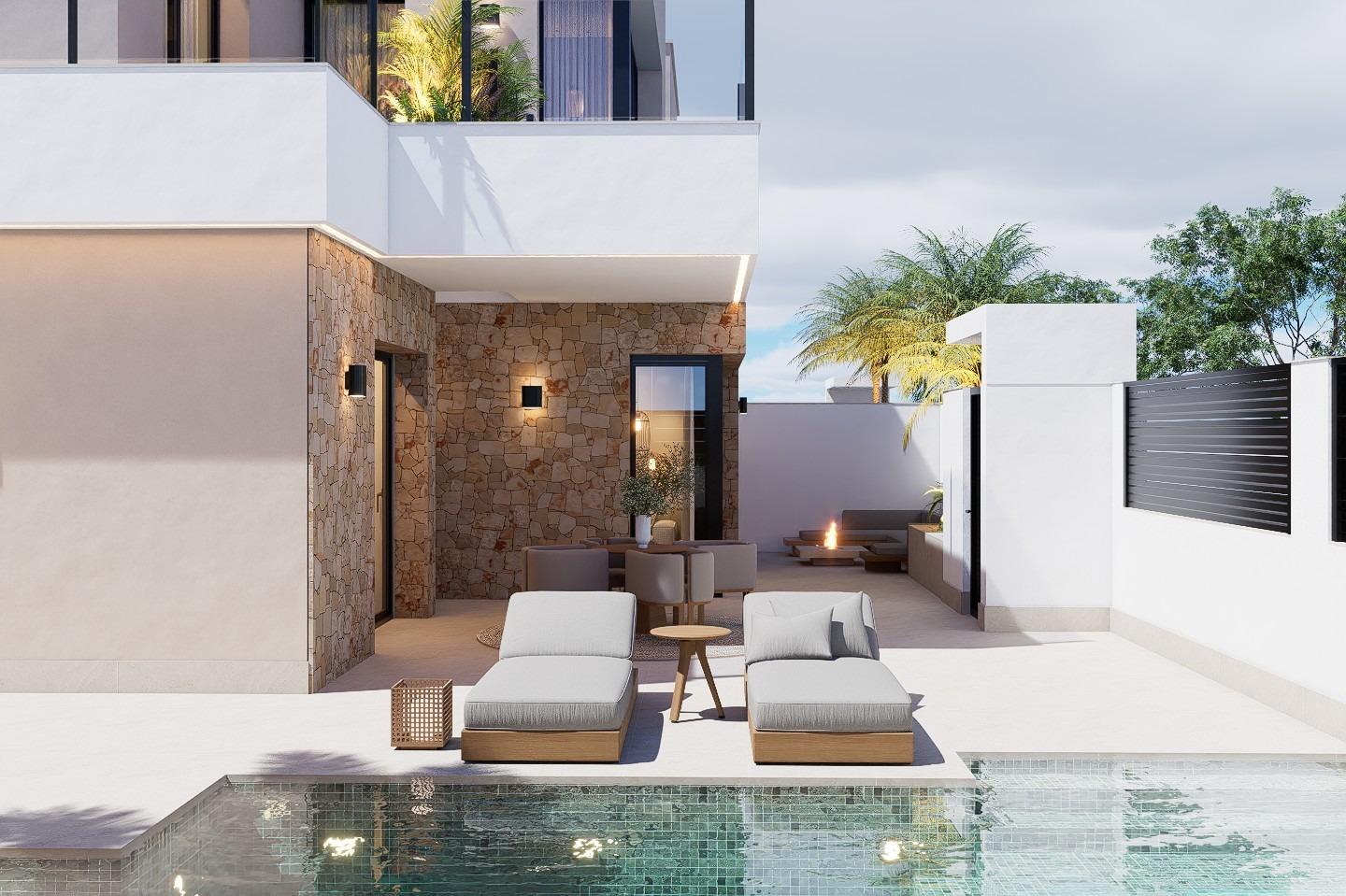 Exclusive New Build 4 Bedroom Villa with Private Pool and Closed Garage for Sale in San Pedro del Pinatar