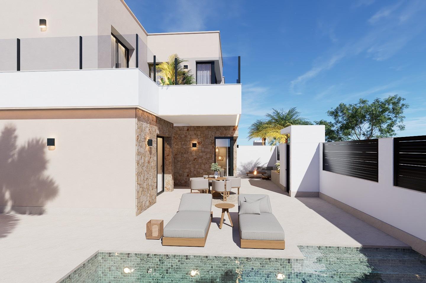 Exclusive New Build 4 Bedroom Villa with Private Pool and Closed Garage for Sale in San Pedro del Pinatar