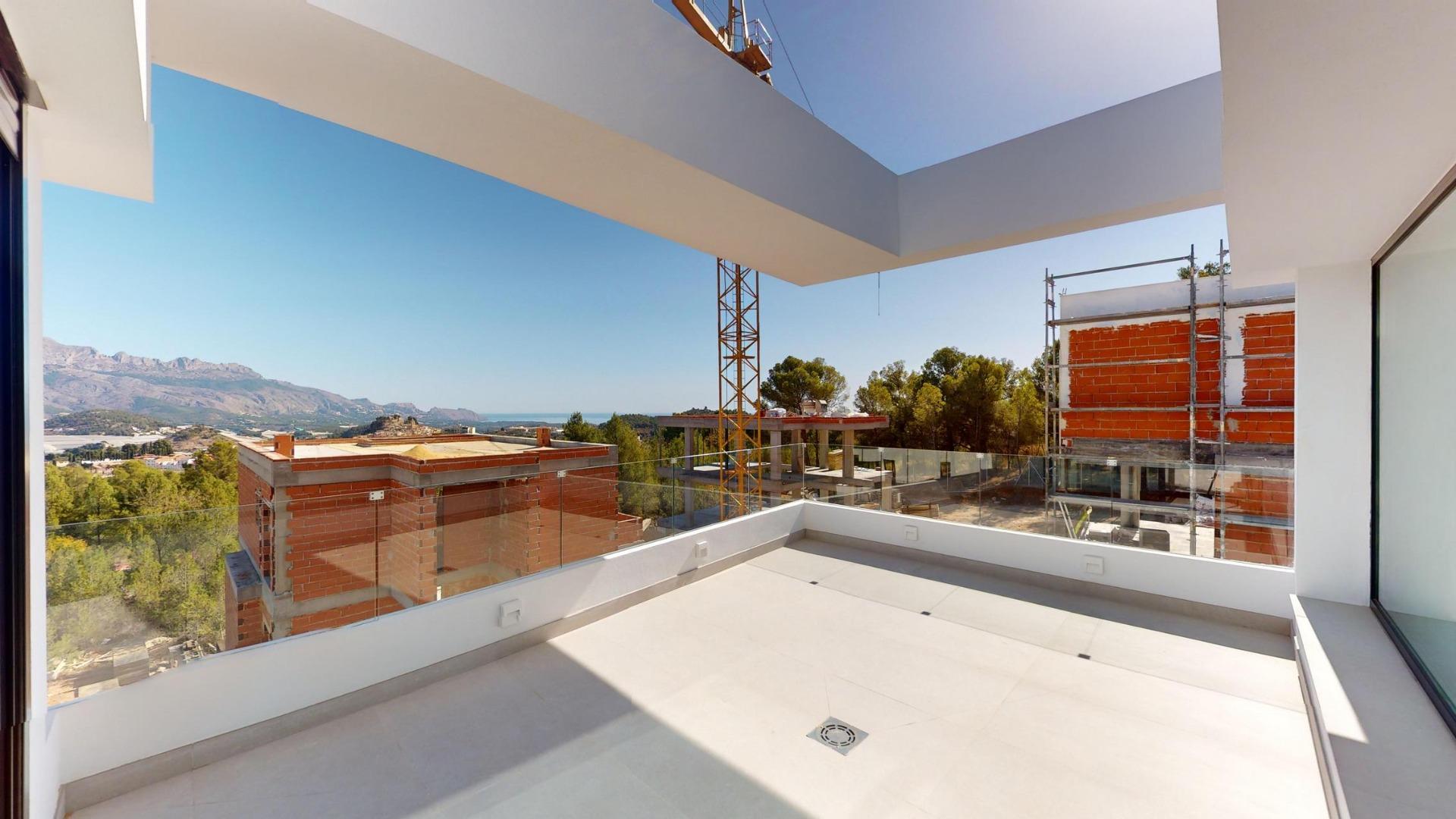 Luxury Key-Ready 3 Bedroom Villa with Private Pool and Panoramic Sea Views for Sale in Polop