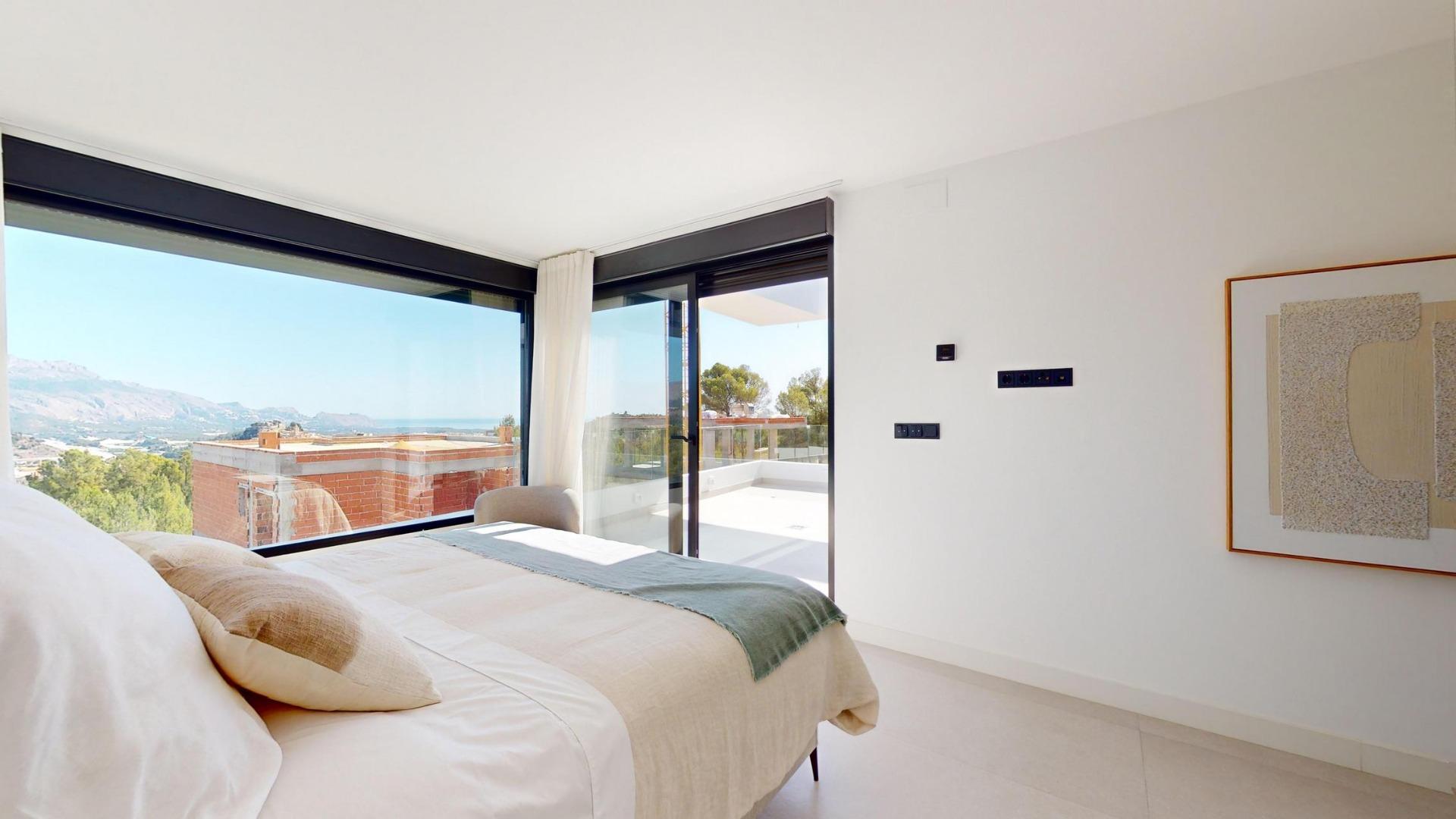 Luxury Key-Ready 3 Bedroom Villa with Private Pool and Panoramic Sea Views for Sale in Polop
