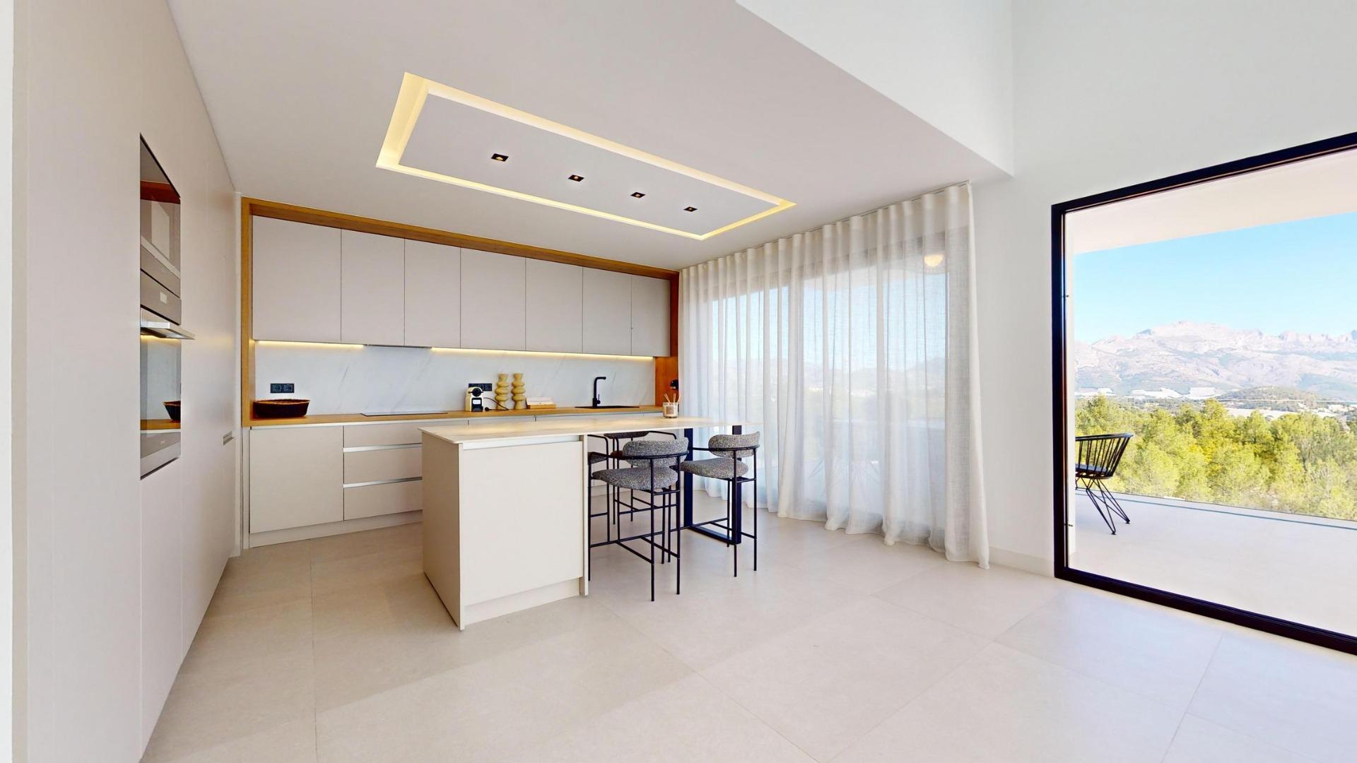 Luxury Key-Ready 3 Bedroom Villa with Private Pool and Panoramic Sea Views for Sale in Polop