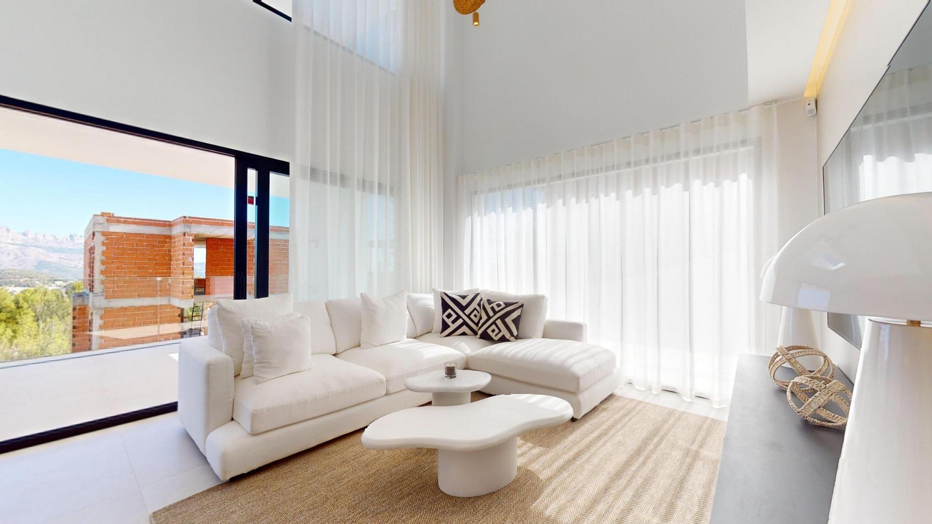 Luxury Key-Ready 3 Bedroom Villa with Private Pool and Panoramic Sea Views for Sale in Polop