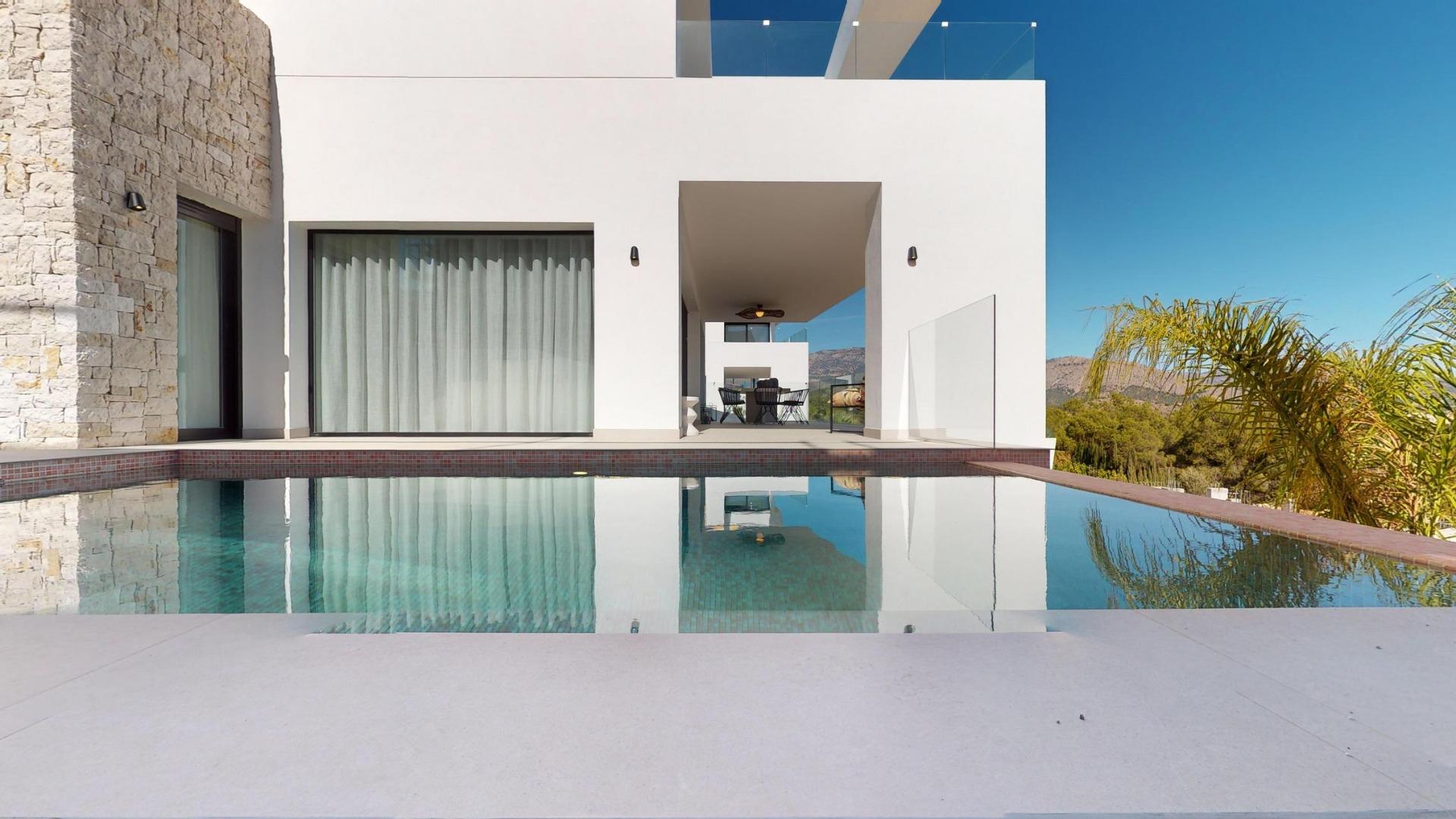 Luxury Key-Ready 3 Bedroom Villa with Private Pool and Panoramic Sea Views for Sale in Polop