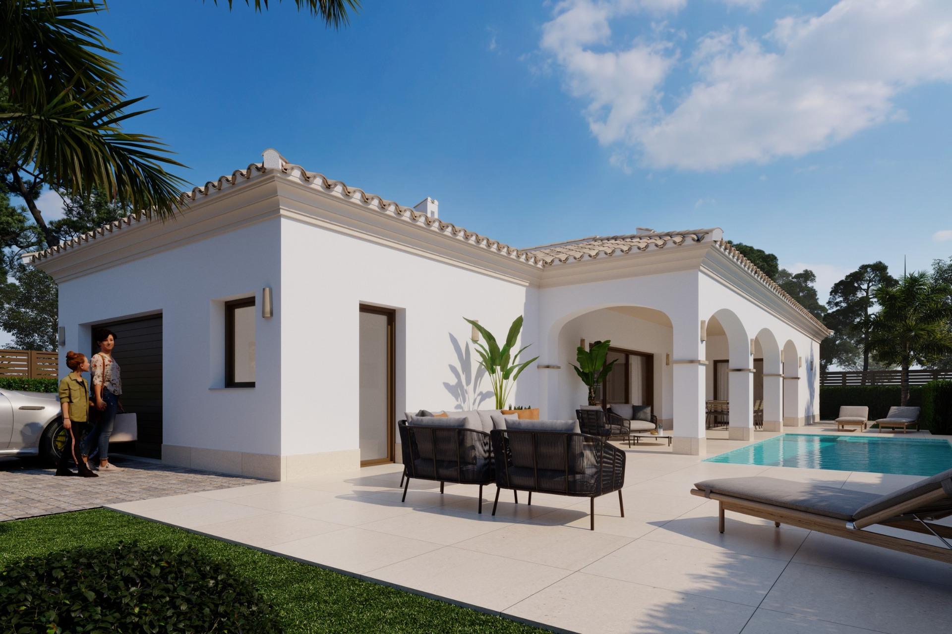 New-Build-Mediterranean-Villas-in-San-Pedro-del-Pinatar-10 Mediterranean New Build Single-Storey Villa with Private Pool for Sale in San Pedro del Pinatar