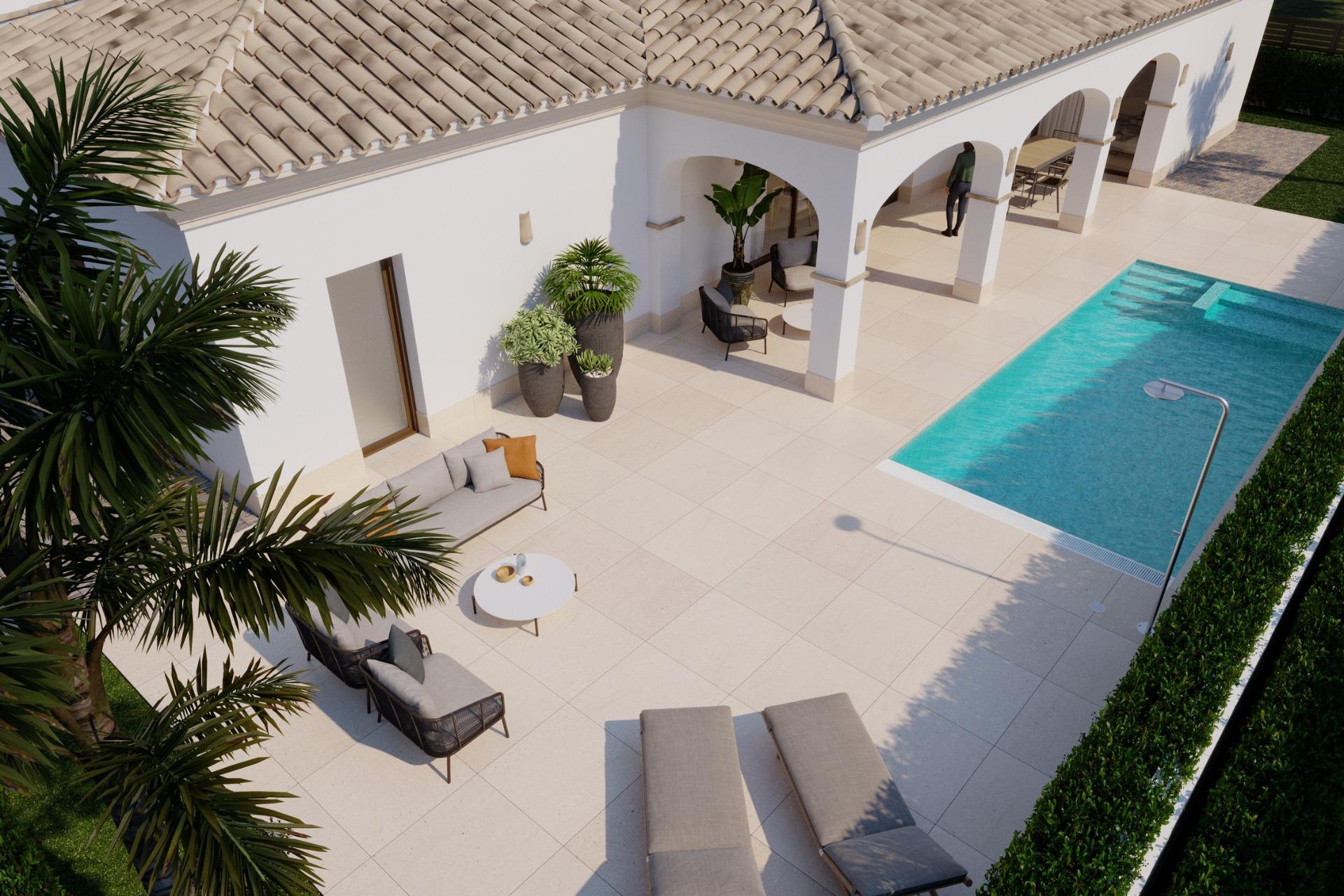 New-Build-Mediterranean-Villas-in-San-Pedro-del-Pinatar-11 Mediterranean New Build Single-Storey Villa with Private Pool for Sale in San Pedro del Pinatar