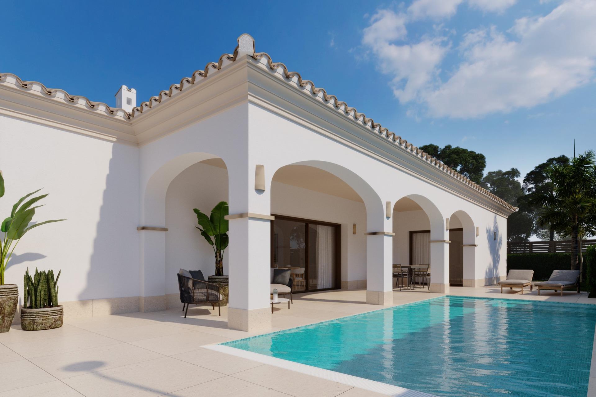 New-Build-Mediterranean-Villas-in-San-Pedro-del-Pinatar-12 Mediterranean New Build Single-Storey Villa with Private Pool for Sale in San Pedro del Pinatar