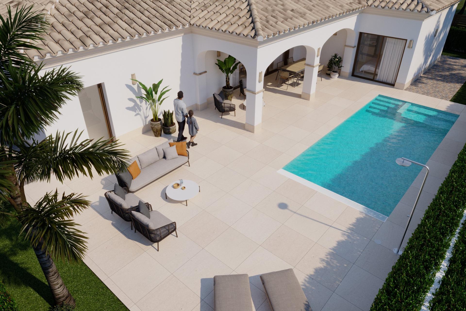 New-Build-Mediterranean-Villas-in-San-Pedro-del-Pinatar-14 Mediterranean New Build Single-Storey Villa with Private Pool for Sale in San Pedro del Pinatar