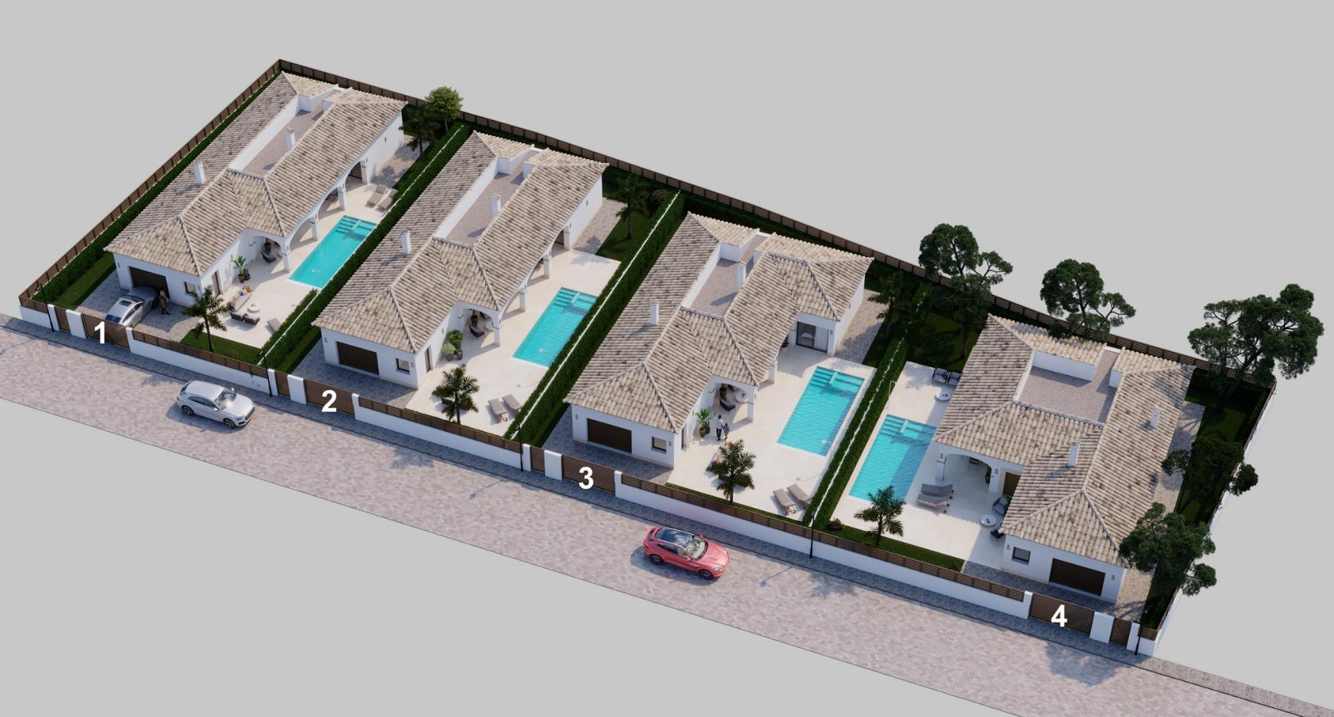 New-Build-Mediterranean-Villas-in-San-Pedro-del-Pinatar-16 Mediterranean New Build Single-Storey Villa with Private Pool for Sale in San Pedro del Pinatar
