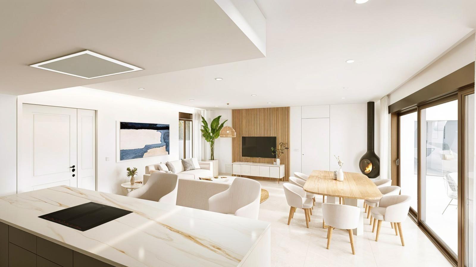 New-Build-Mediterranean-Villas-in-San-Pedro-del-Pinatar-2 Mediterranean New Build Single-Storey Villa with Private Pool for Sale in San Pedro del Pinatar