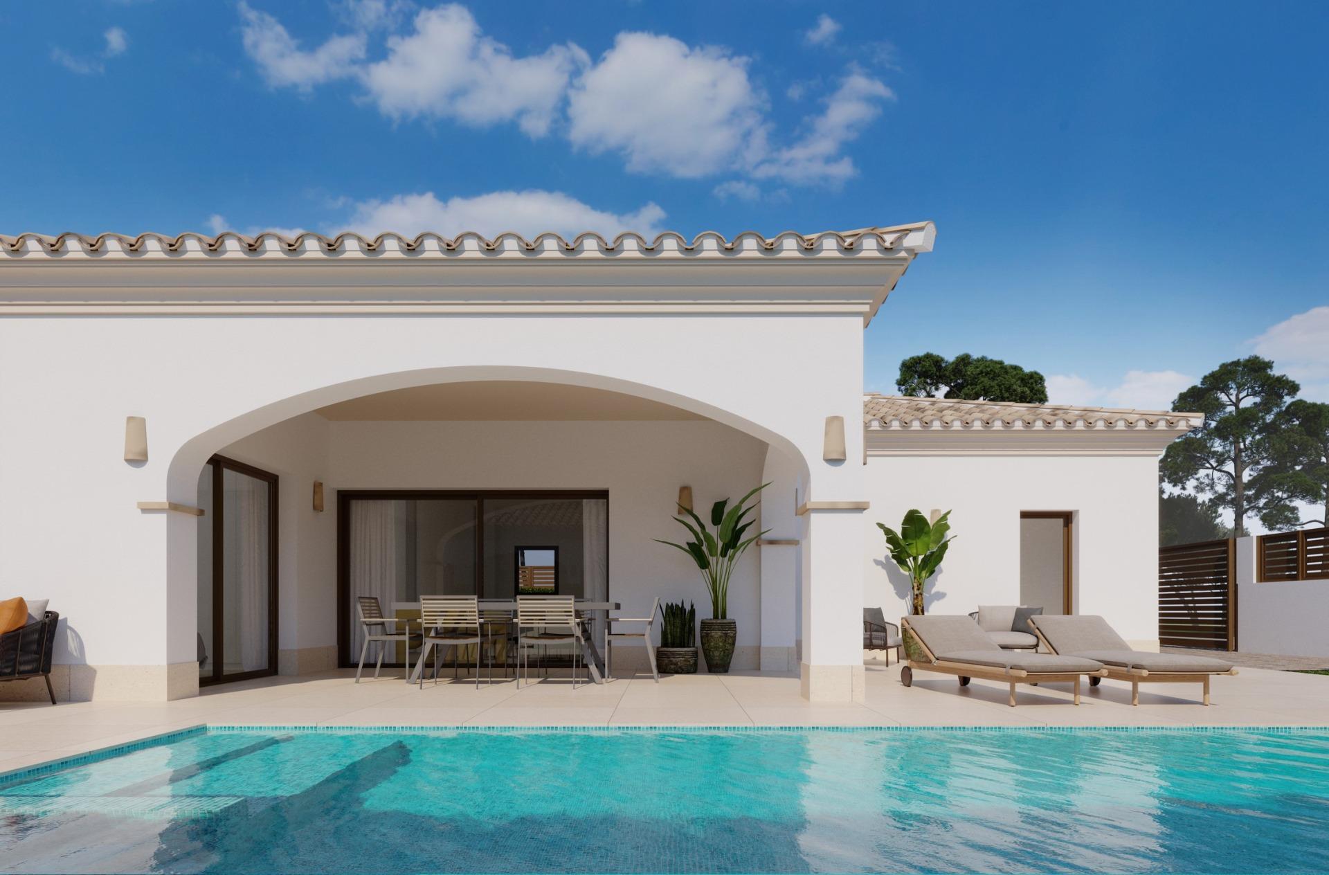 New-Build-Mediterranean-Villas-in-San-Pedro-del-Pinatar-7 Mediterranean New Build Single-Storey Villa with Private Pool for Sale in San Pedro del Pinatar