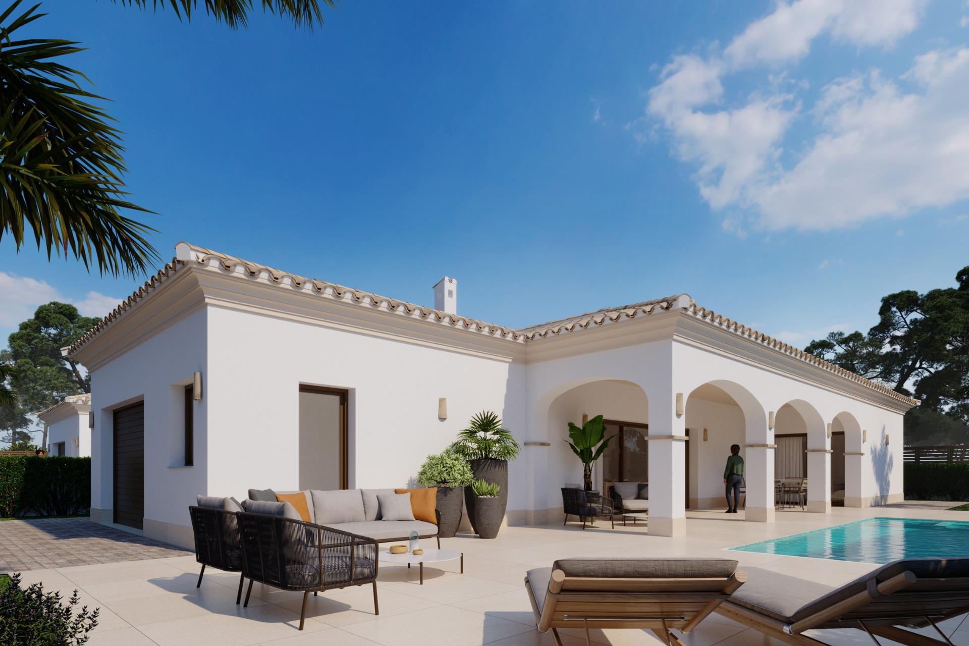 New-Build-Mediterranean-Villas-in-San-Pedro-del-Pinatar-9 Mediterranean New Build Single-Storey Villa with Private Pool for Sale in San Pedro del Pinatar