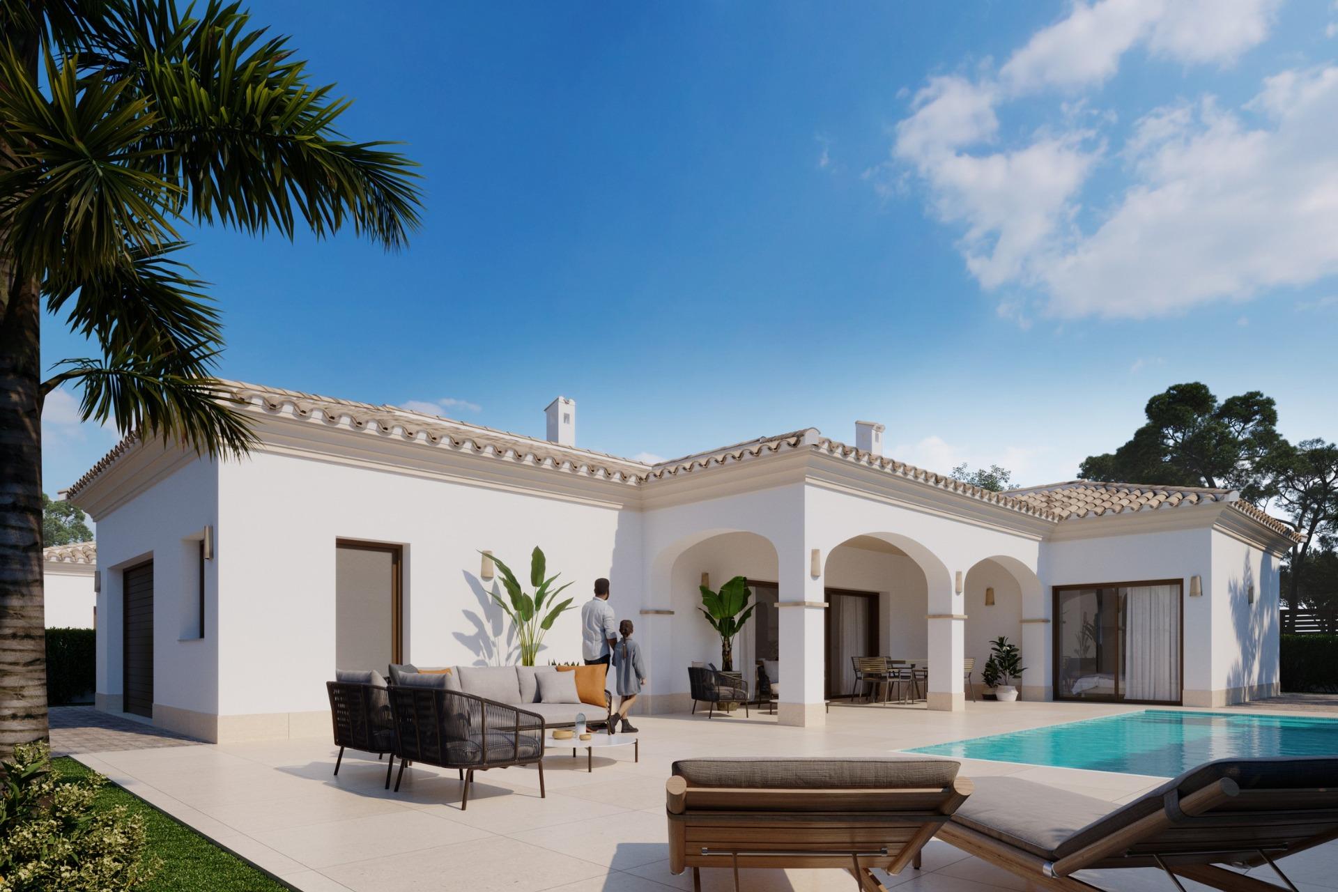 New Build Mediterranean Villas in San Pedro del Pinatar in Lo Pagan