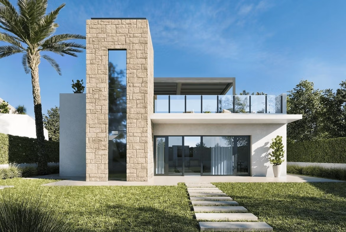 Nieuwbouw mediterrane villa’s op grote percelen in Lorca in La Hoya-almendricos-purias