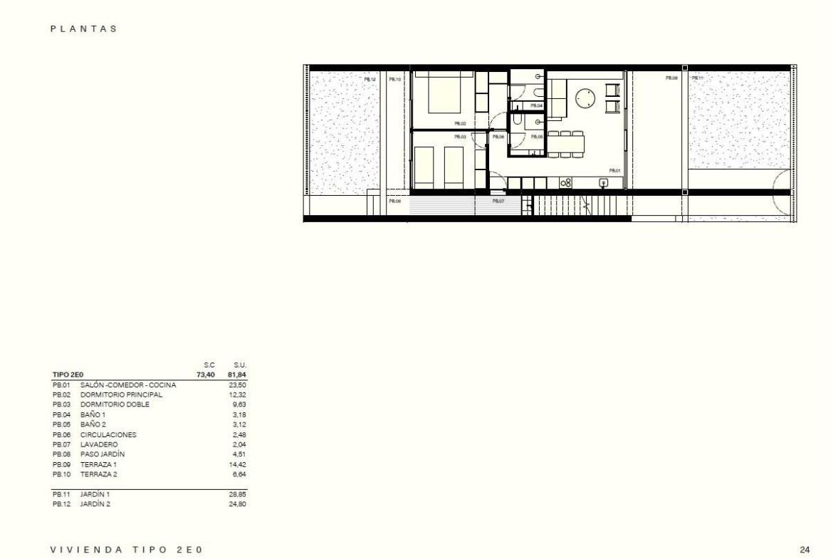Modern, spacious floor plan of new build residential apartment in Los Balcones, Torrevieja with multiple terraces and open living areas