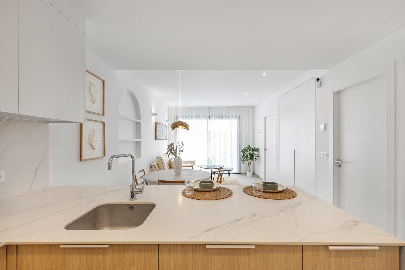 Elegante apartamento de obra nueva con 3 dormitorios en venta cerca de Serena Golf en Los Alcázares