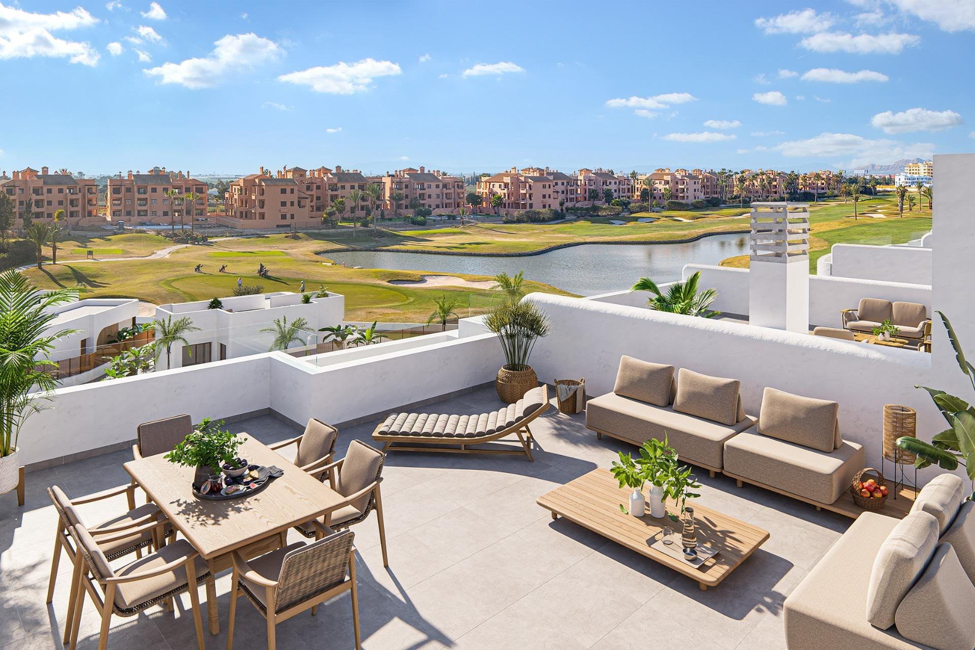 Impresionante ático de obra nueva con 2 dormitorios y solárium en venta en Los Alcázares