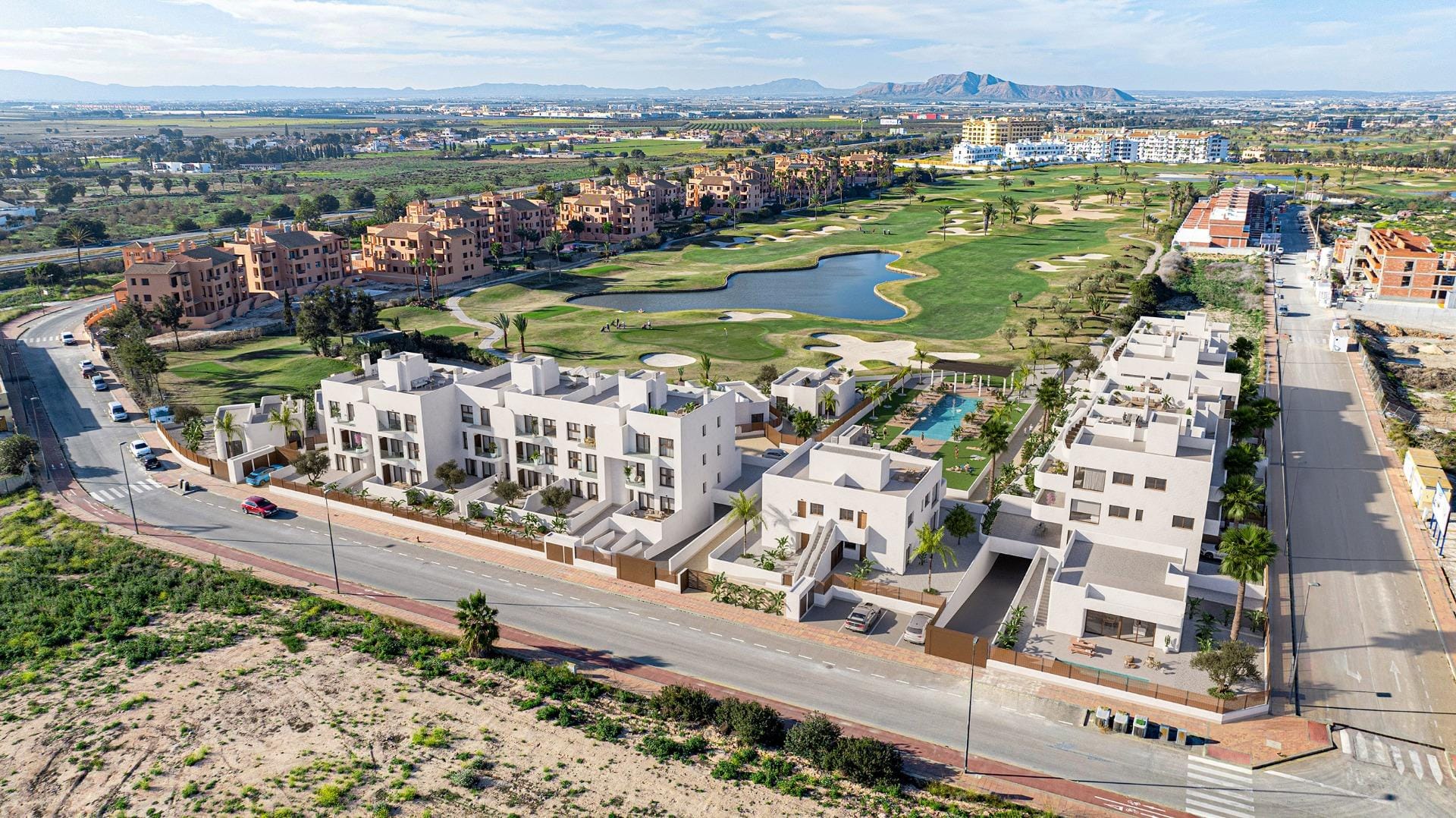 Apartamento moderno de obra nueva con 2 dormitorios cerca de Serena Golf en Los Alcázares