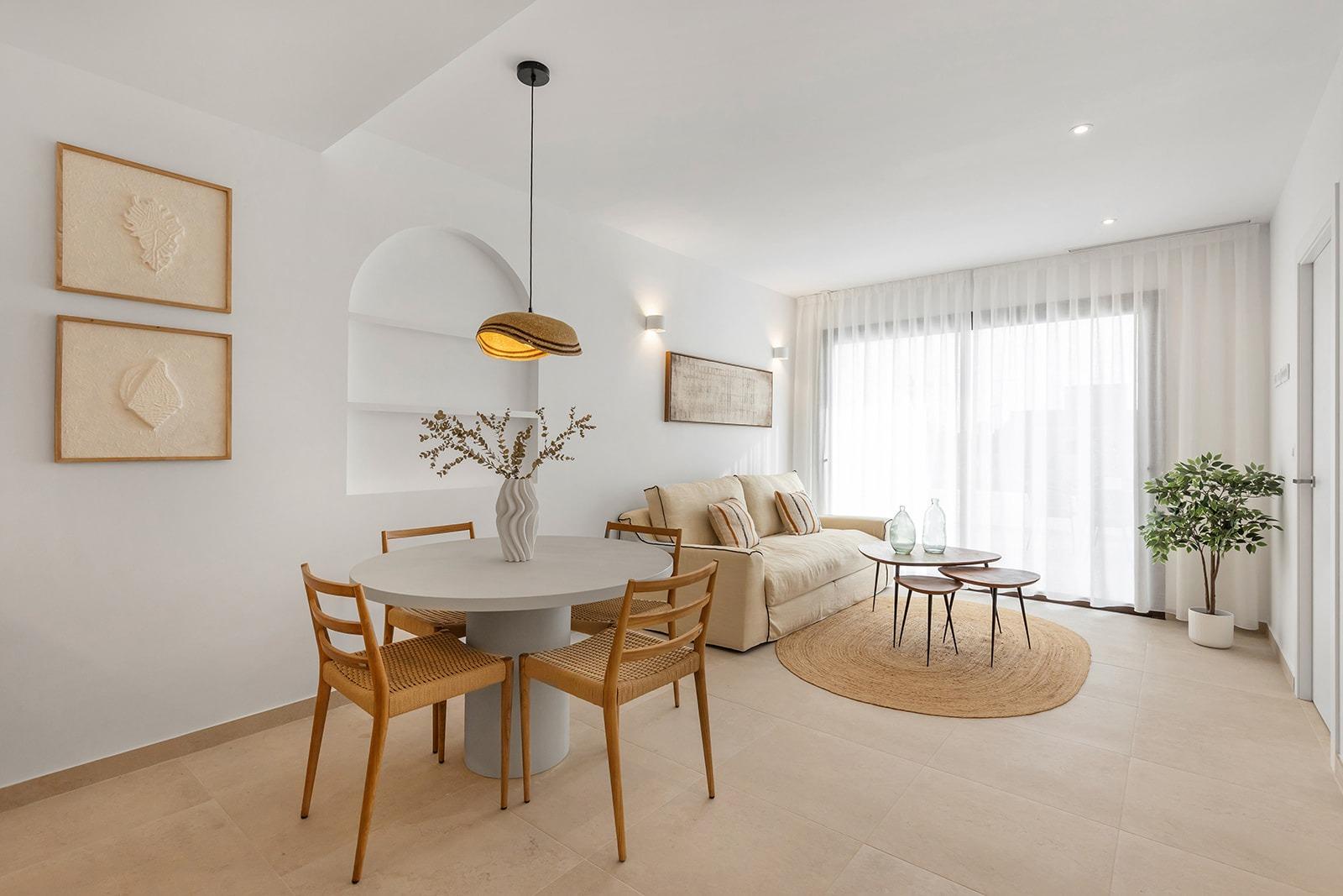 New-Build-Residential-Complex-Near-Serena-Golf-and-the-Mar-Menor-in-Los-Alcazares-20 Imponujący nowy bungalow na piętrze z 3 sypialniami i solarium na sprzedaż w Los Alcázares