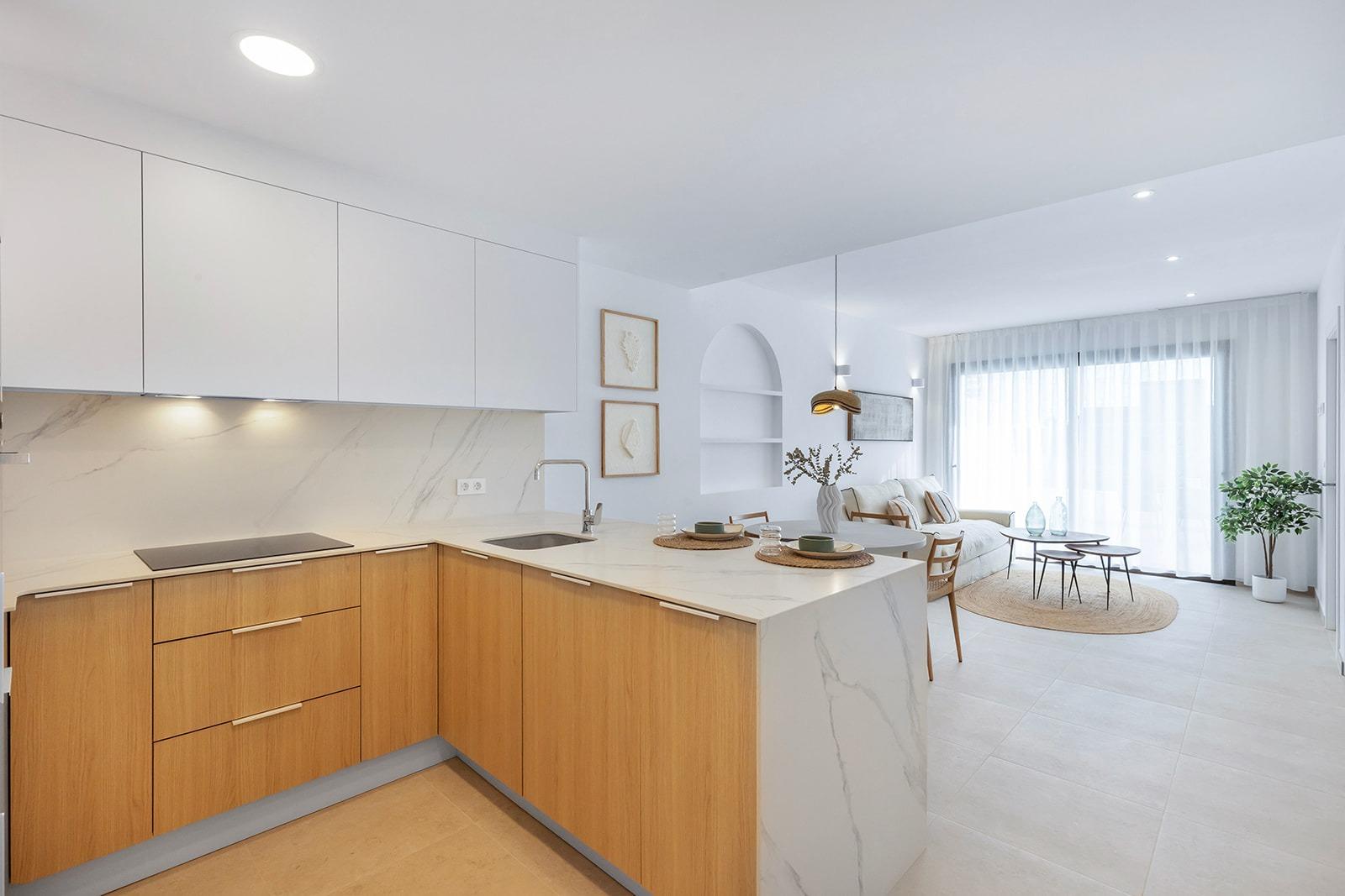 Impresionante ático de obra nueva con 2 dormitorios y solárium en venta en Los Alcázares