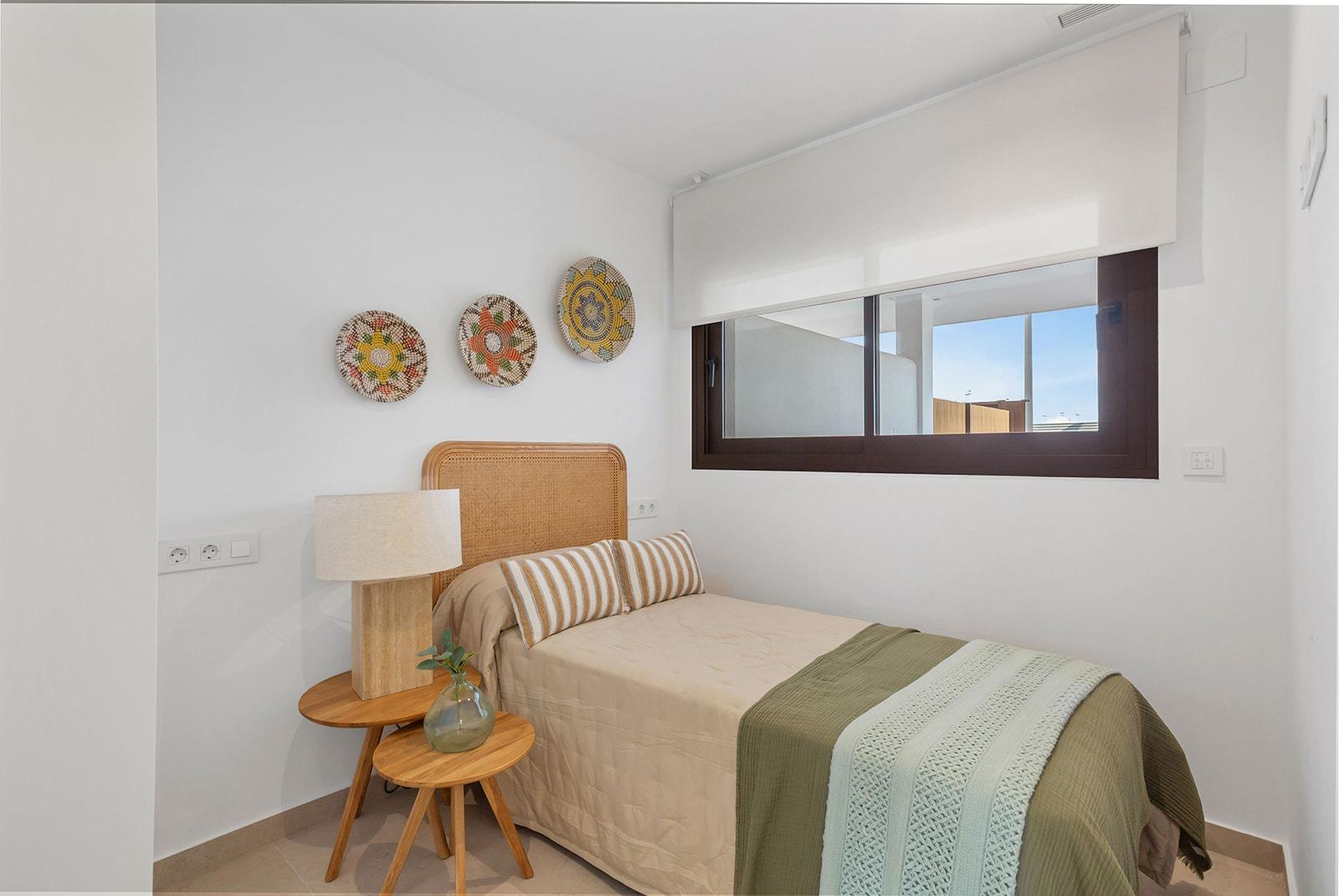 New-Build-Residential-Complex-Near-Serena-Golf-and-the-Mar-Menor-in-Los-Alcazares-33 Nowy nowoczesny bungalow parterowy z 3 sypialniami i ogrodem na sprzedaż w Los Alcazares