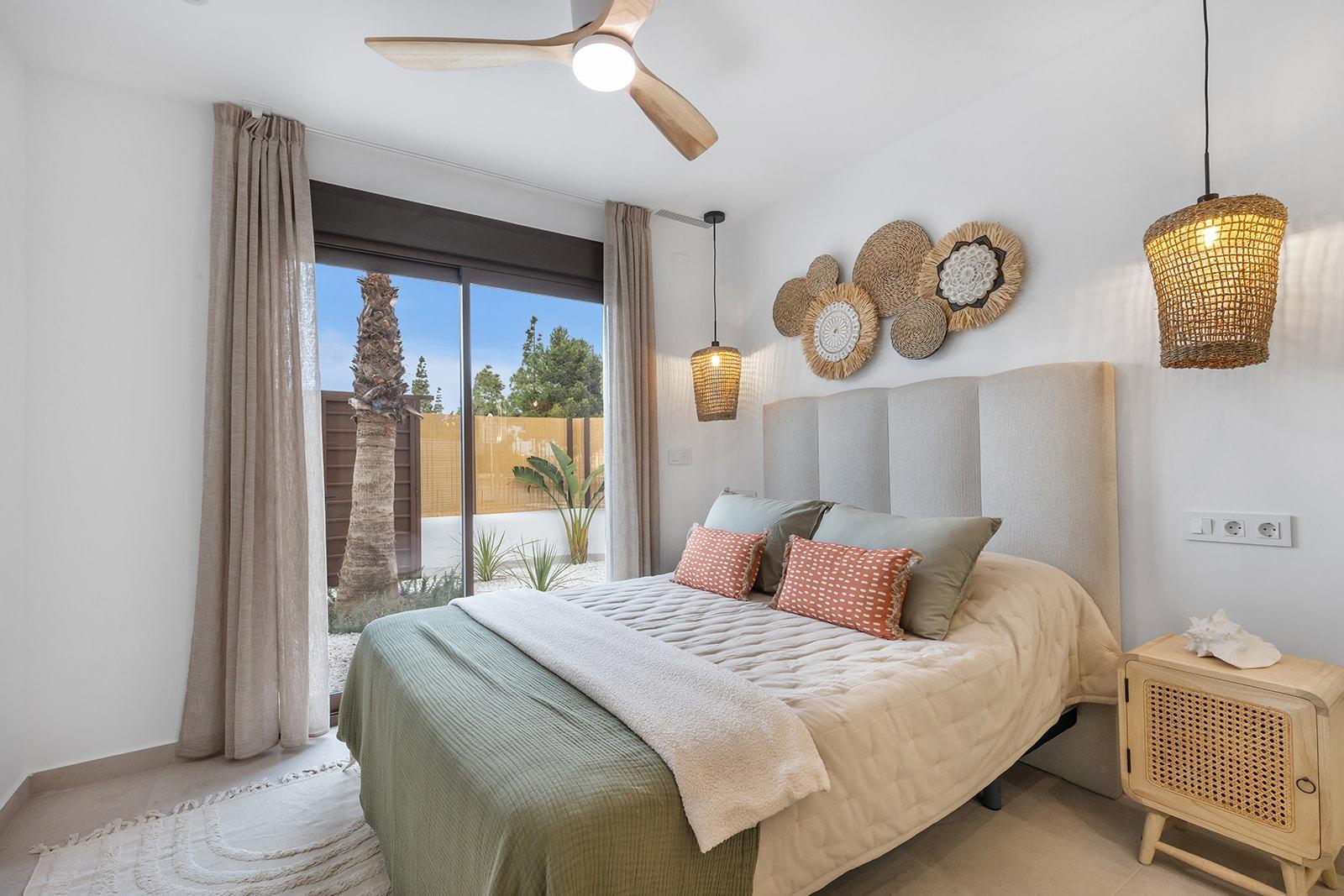 New-Build-Residential-Complex-Near-Serena-Golf-and-the-Mar-Menor-in-Los-Alcazares-36 Nowy nowoczesny bungalow parterowy z 3 sypialniami i ogrodem na sprzedaż w Los Alcazares