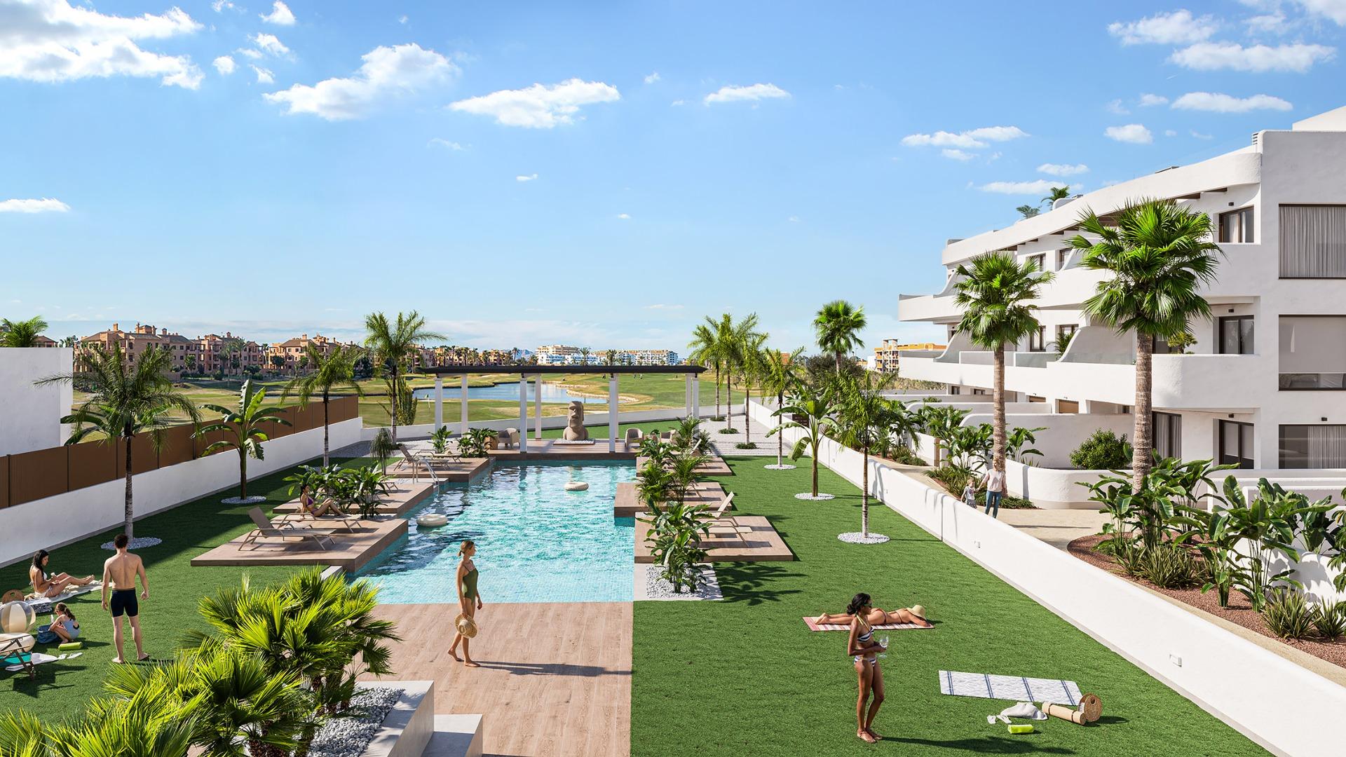 Exclusivo ático de obra nueva con 3 dormitorios y solárium en venta en Los Alcázares