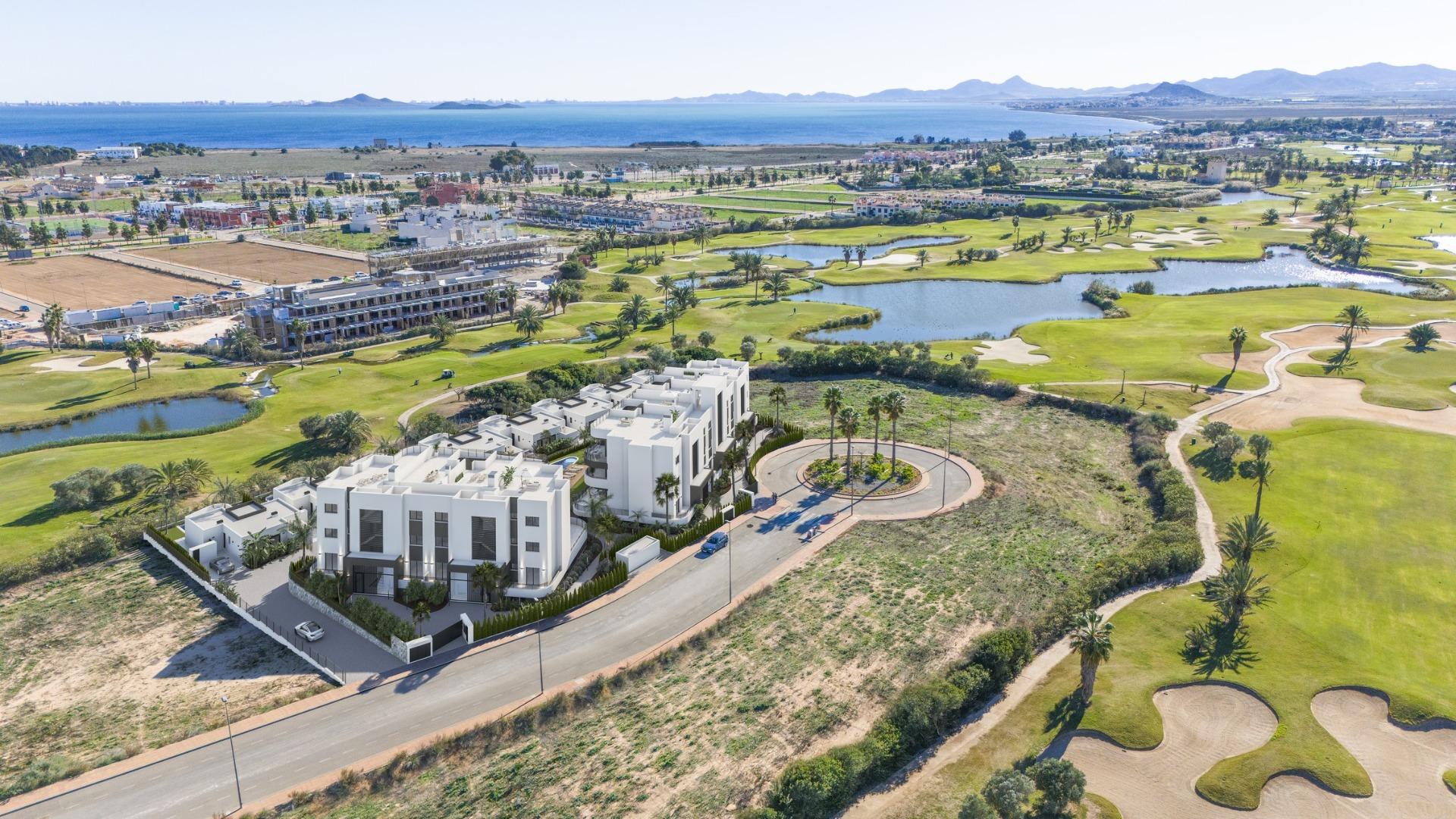 Modern Villa with Private Pool on Frontline La Serena Golf for Sale in Los Alcázares