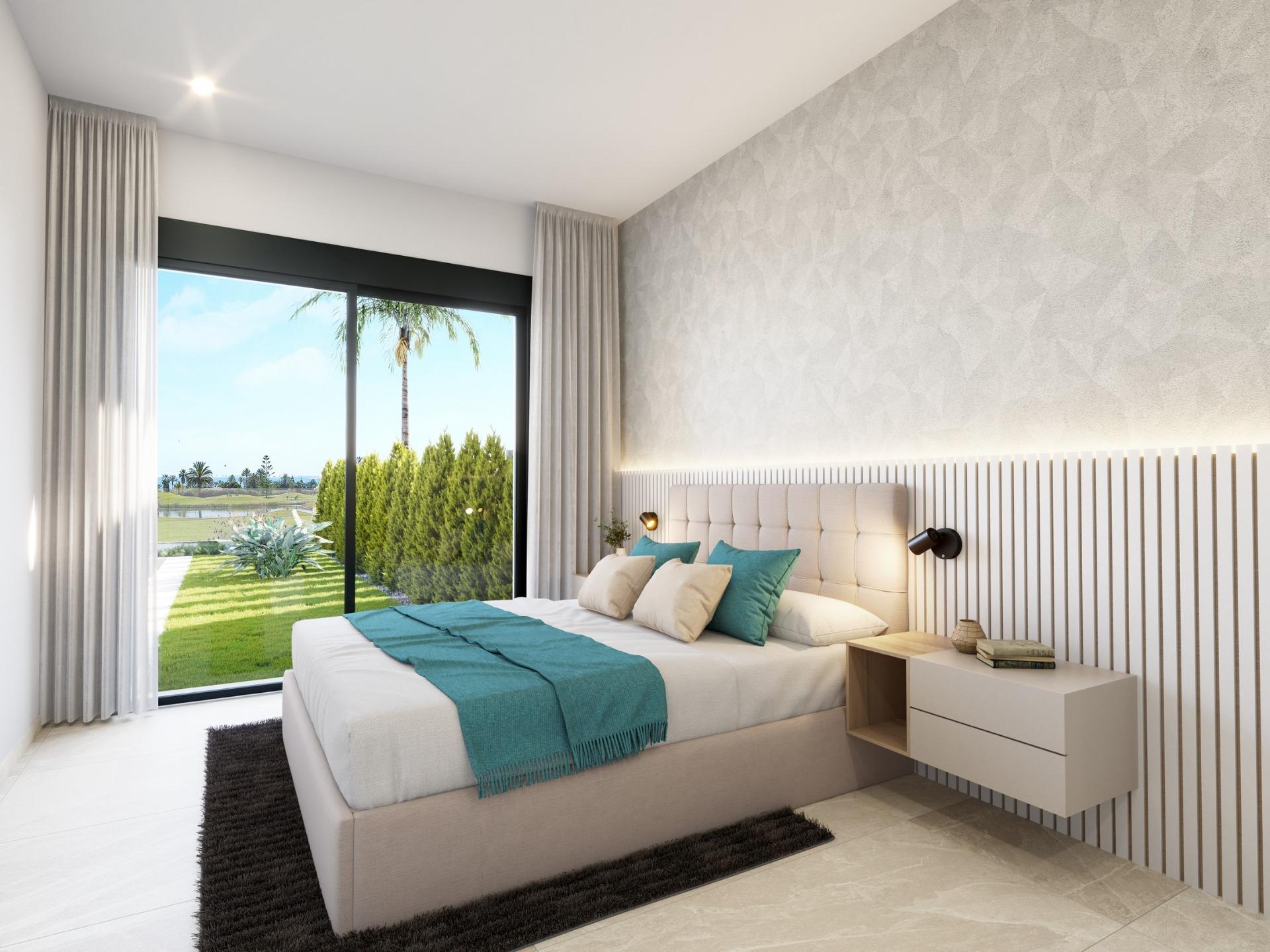 Modern Villa with Private Pool on Frontline La Serena Golf for Sale in Los Alcázares