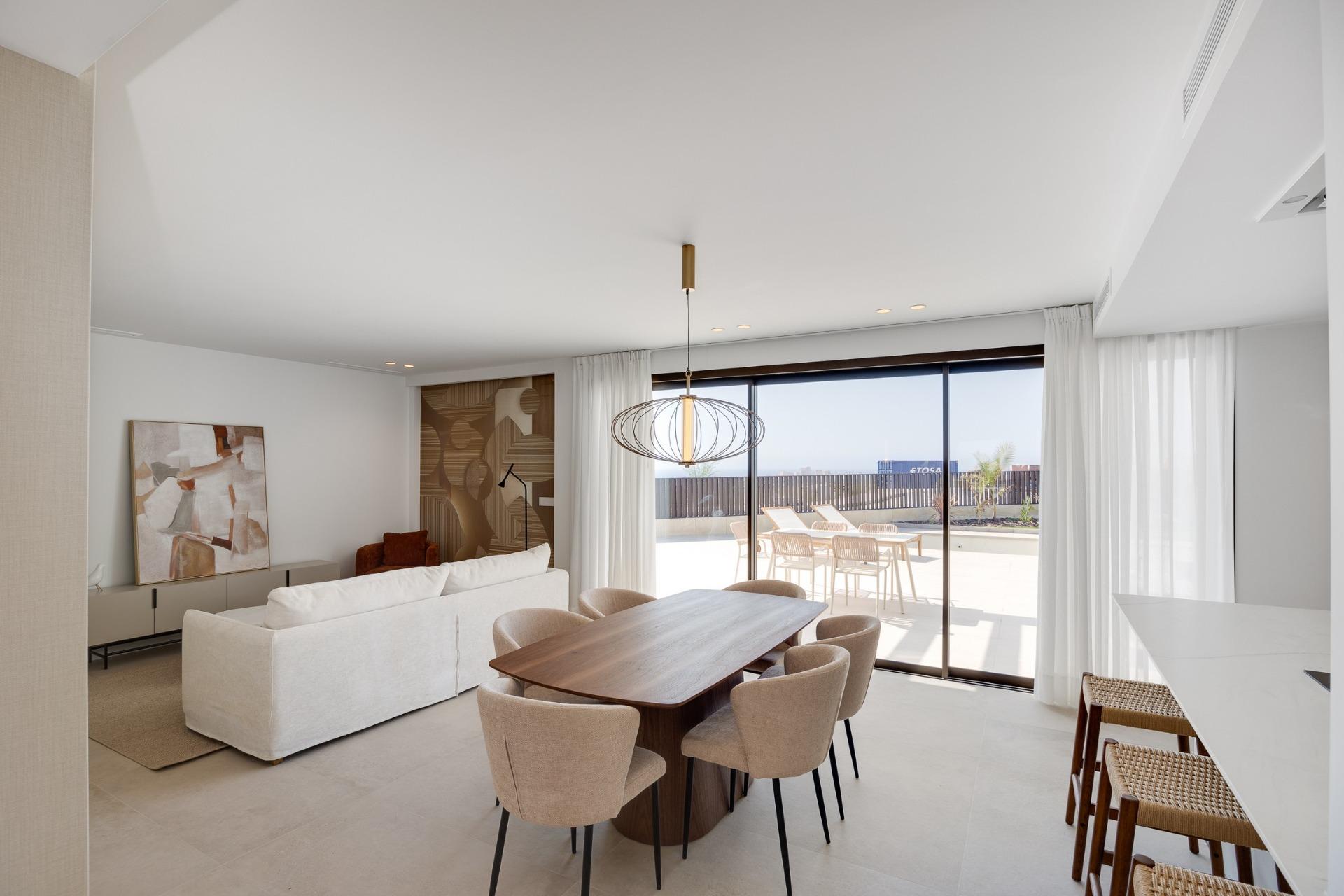 Nybyggd enplansvilla med privat pool till salu i Mutxamel, Costa Blanca