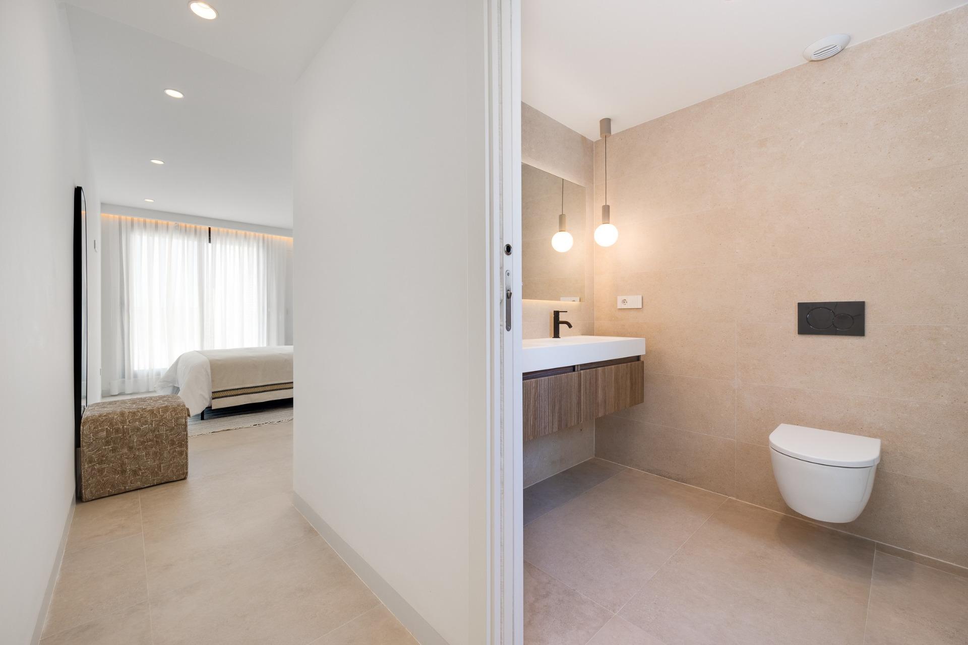 Nybyggd enplansvilla med privat pool till salu i Mutxamel, Costa Blanca