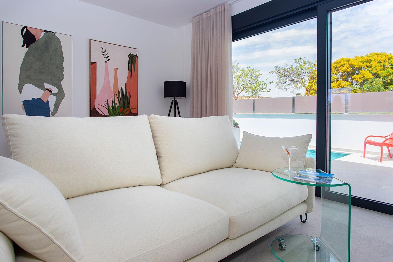Key Ready New Build 3 Bedroom Semi-Detached Villa with Private Pool for Sale in Sucina, Costa Cálida
