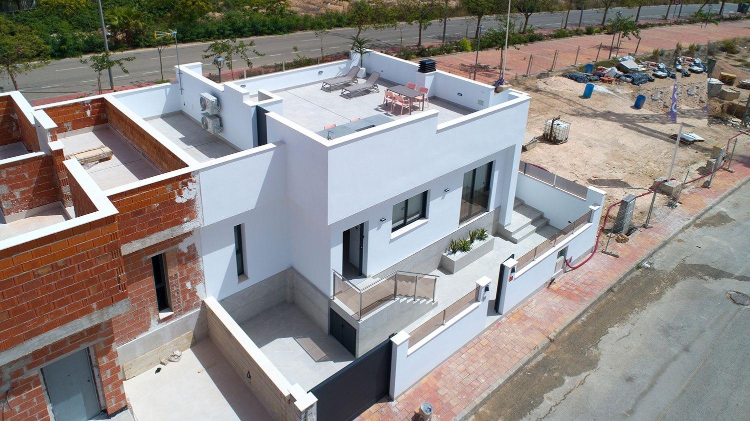 Key Ready New Build 3 Bedroom Semi-Detached Villa with Private Pool for Sale in Sucina, Costa Cálida